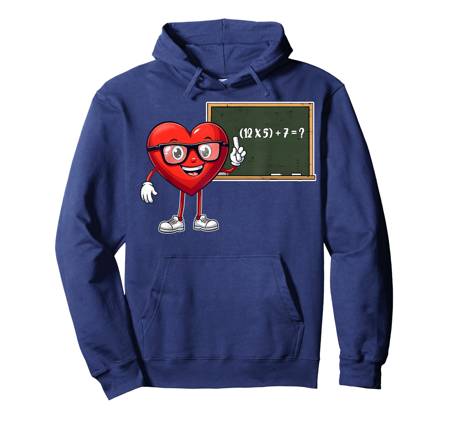 Valentine Heart Teacher Six Seven Math Boy Girl Teacher T-Shirt