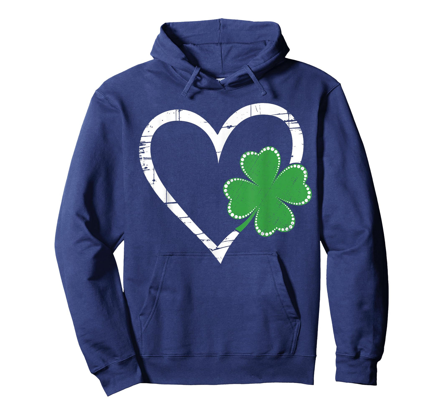 Vintage Happy St Patrick's Day Go Lucky Irish Shamrock T-Shirt