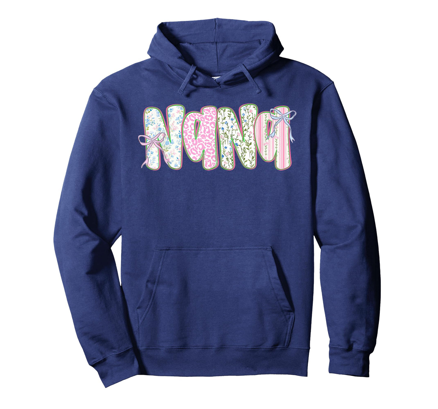 Nana Floral Coquette Bow Mother's Day Cute Women Grandma T-Shirt