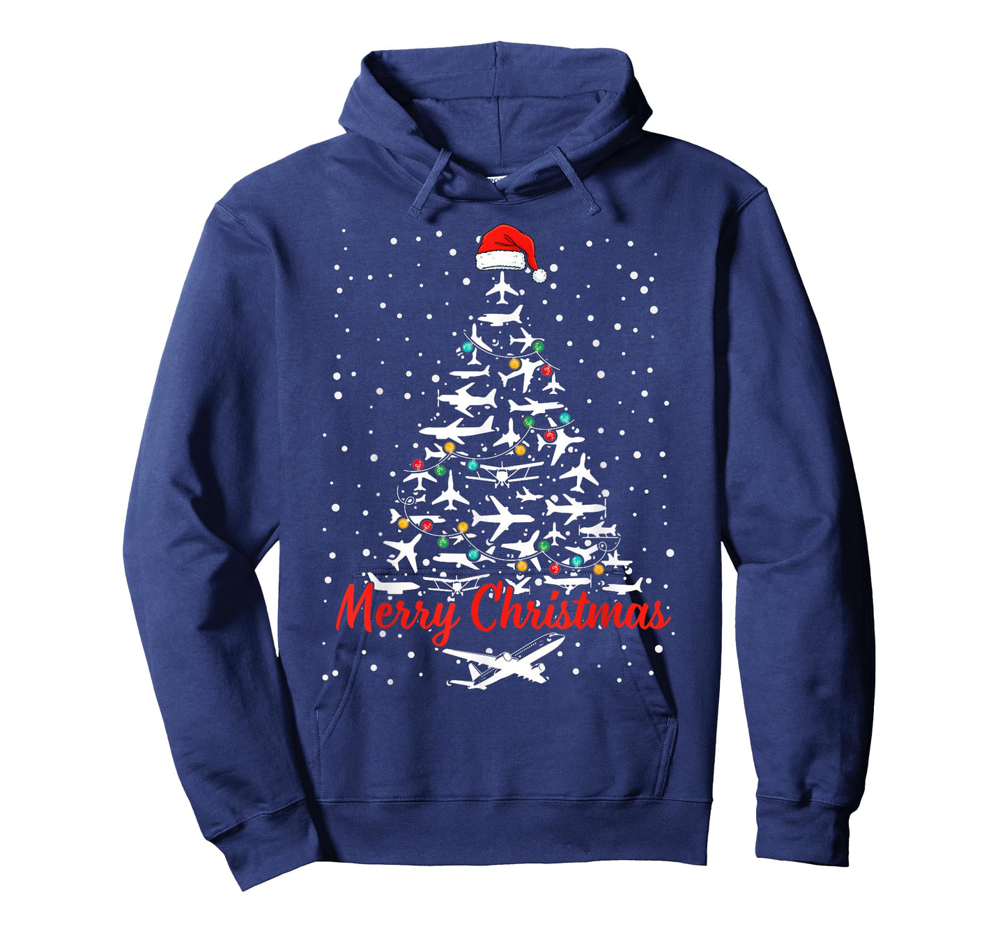 Christmas Airplanes Tree Pilots Merry Christmas Men Boys T-Shirt