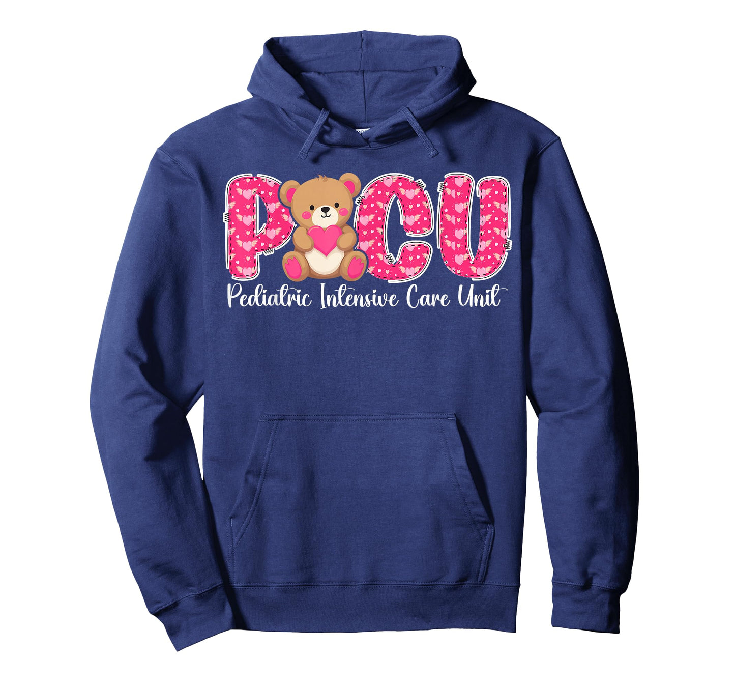 PICU Valentine Pediatric Intensive Care Unit Valentines Day T-Shirt