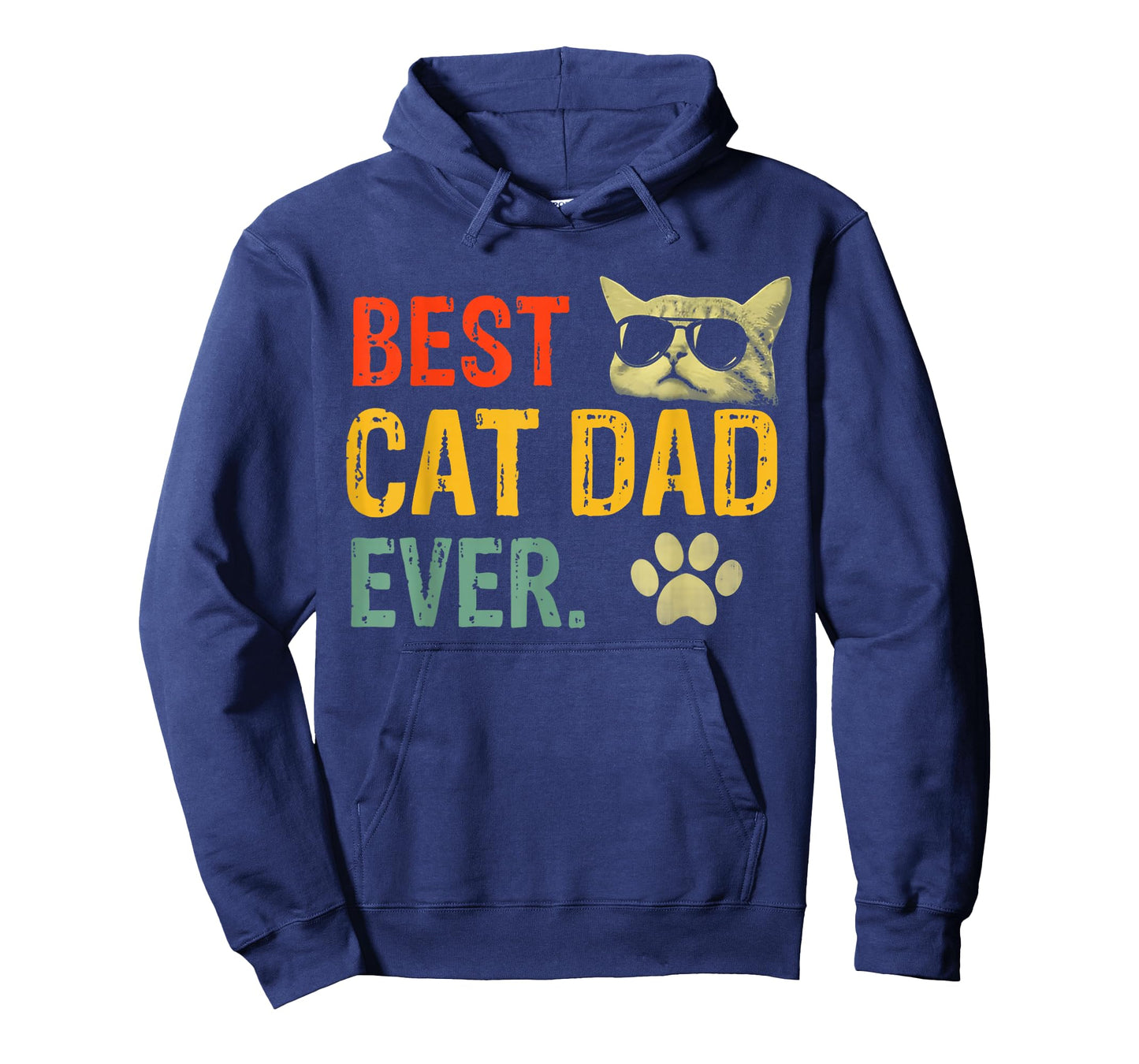 Cat-Shirt Men Best Cat Dad Ever Funny Cat Lover Gift T-Shirt