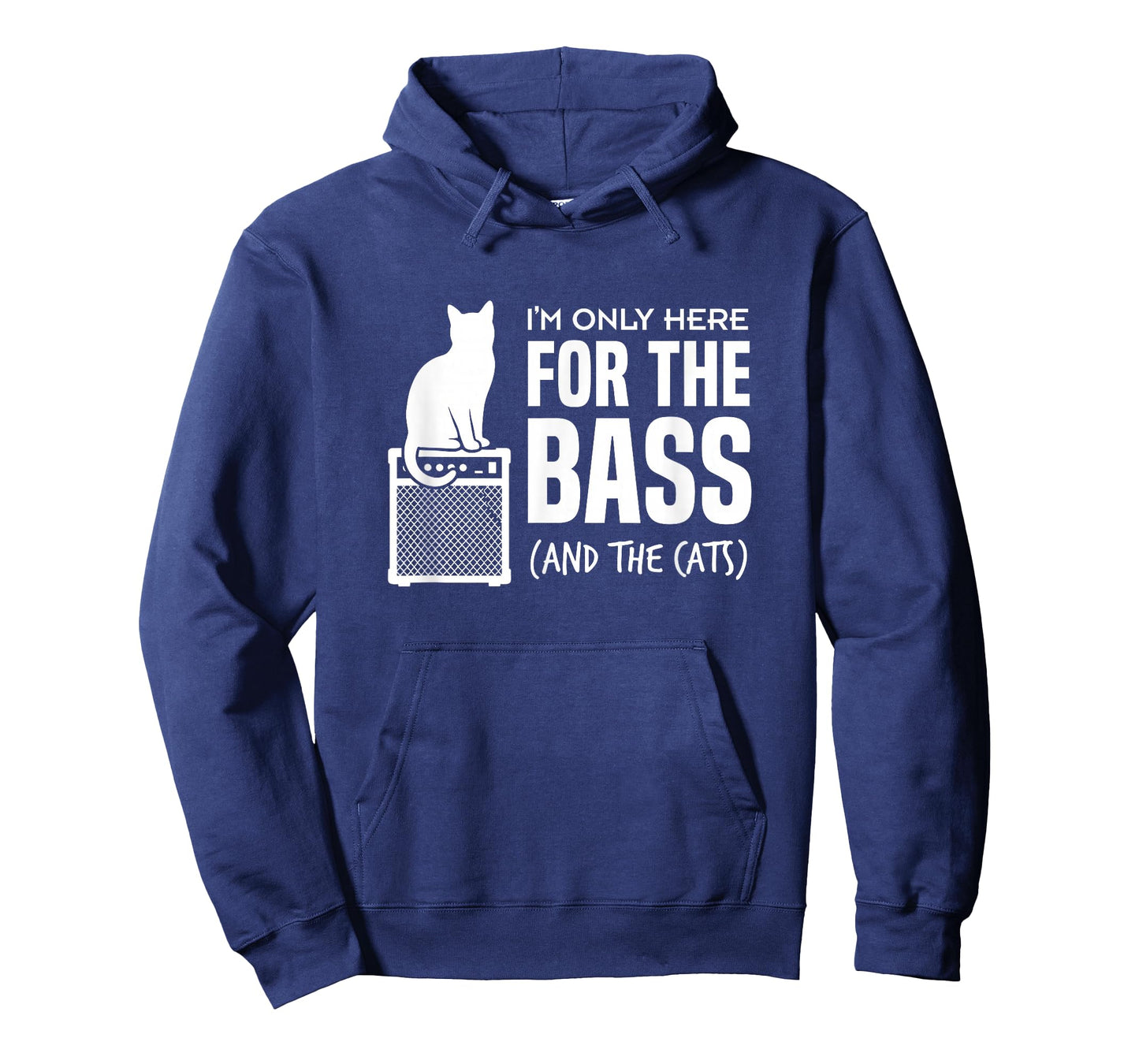 Im Only Here for The Bass and The Cats Bassist Player Cat T-Shirt