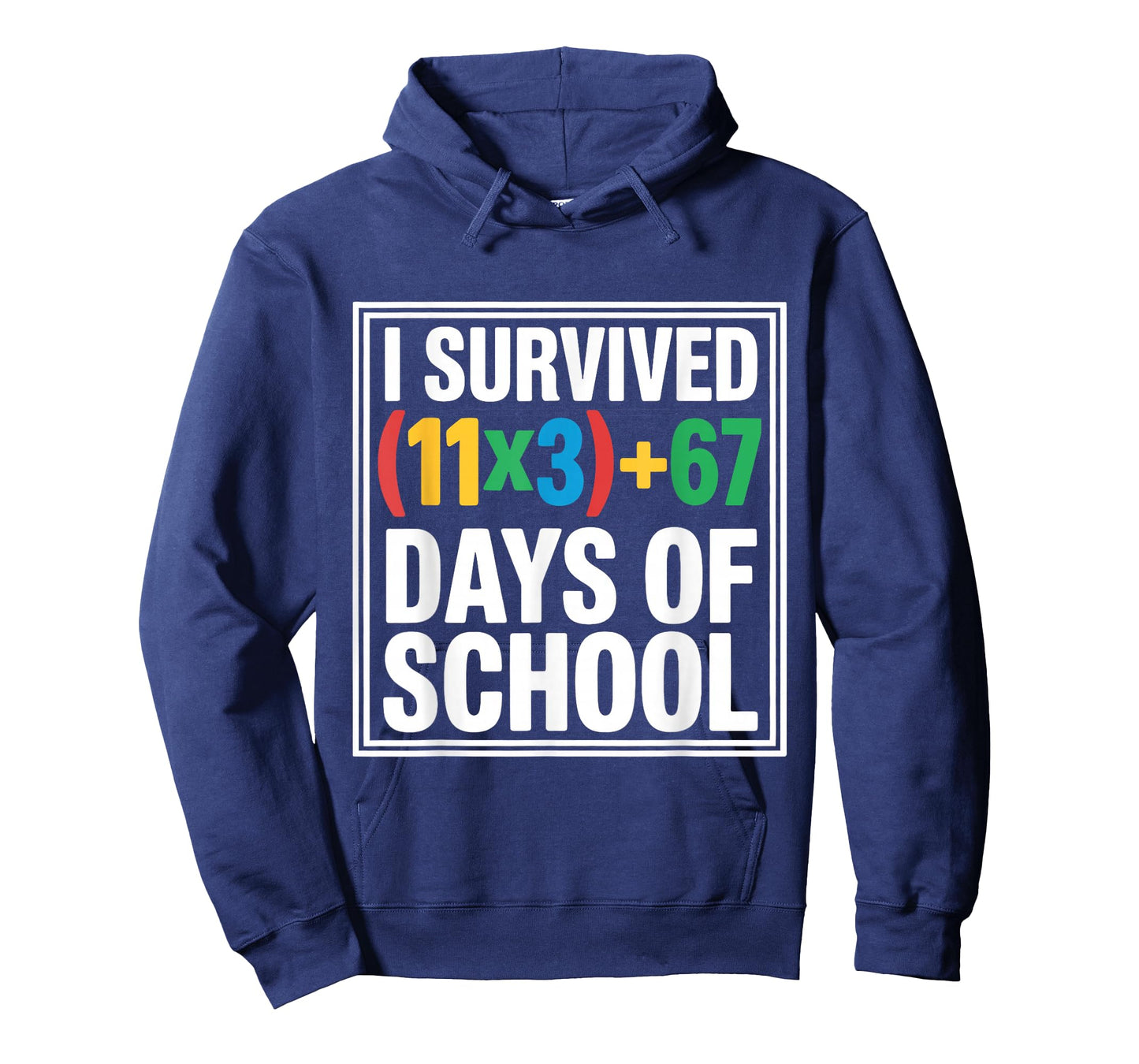 I Survived 100 Days School Math Equation 100 Six Seven 67 T-Shirt