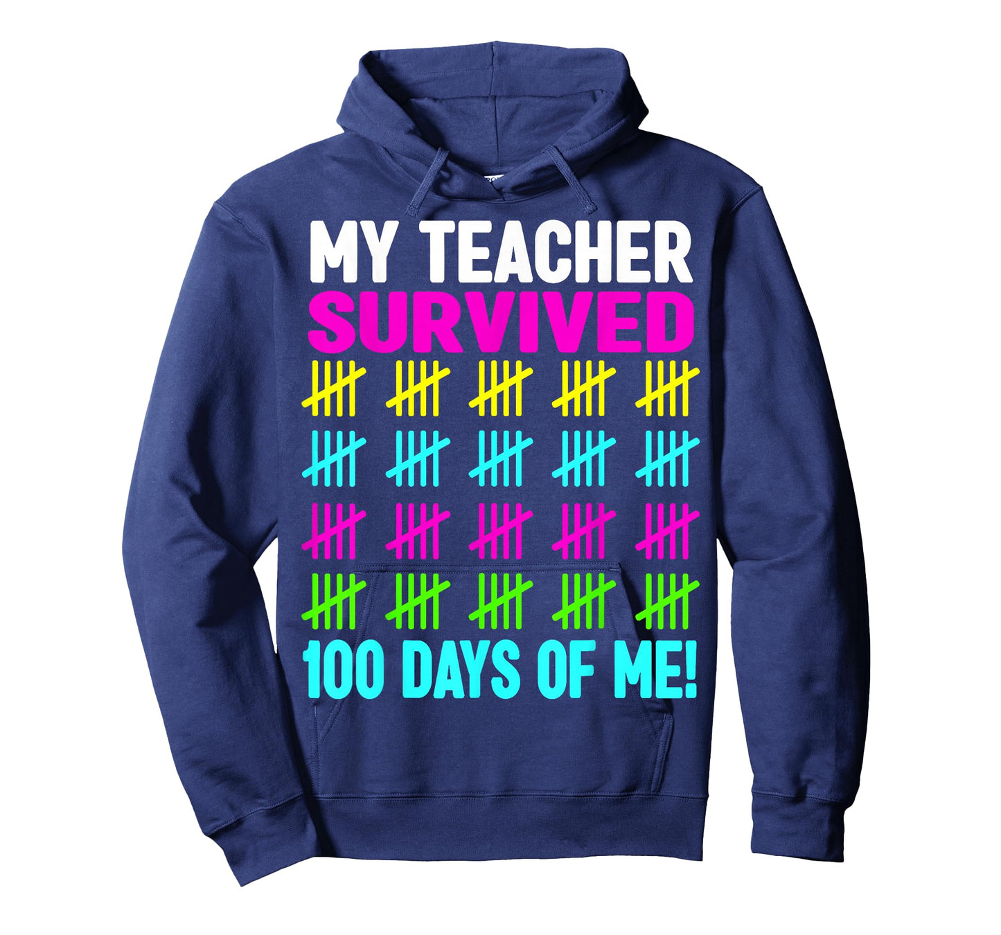 100 Days of School My Teacher Survived 100 Days of Me T-Shirt