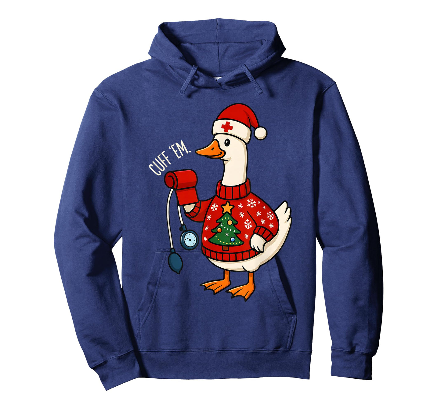 Cuff Em Funny Silly Goose Nurse Meme Christmas Rn Nurse T-Shirt