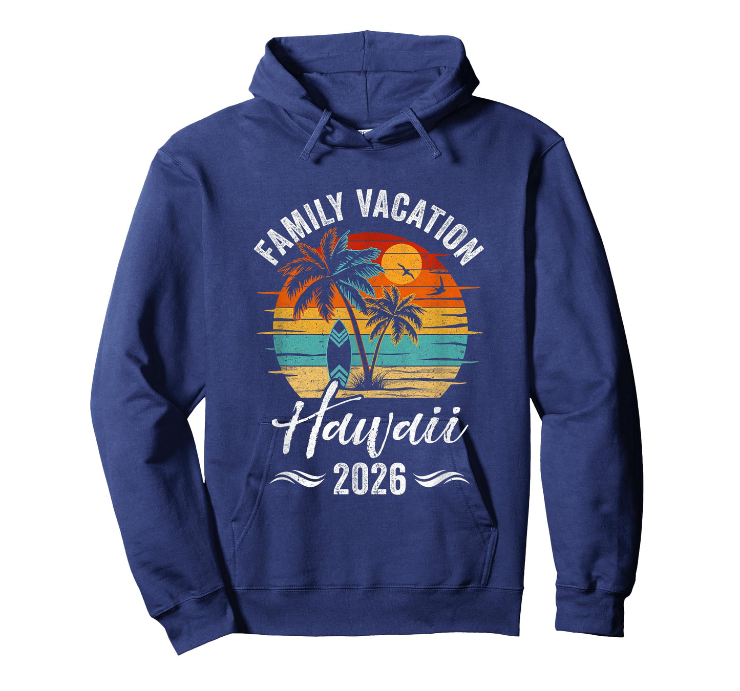 Family Vacation 2026 Vintage Hawaii Summer Matching Trip T-Shirt