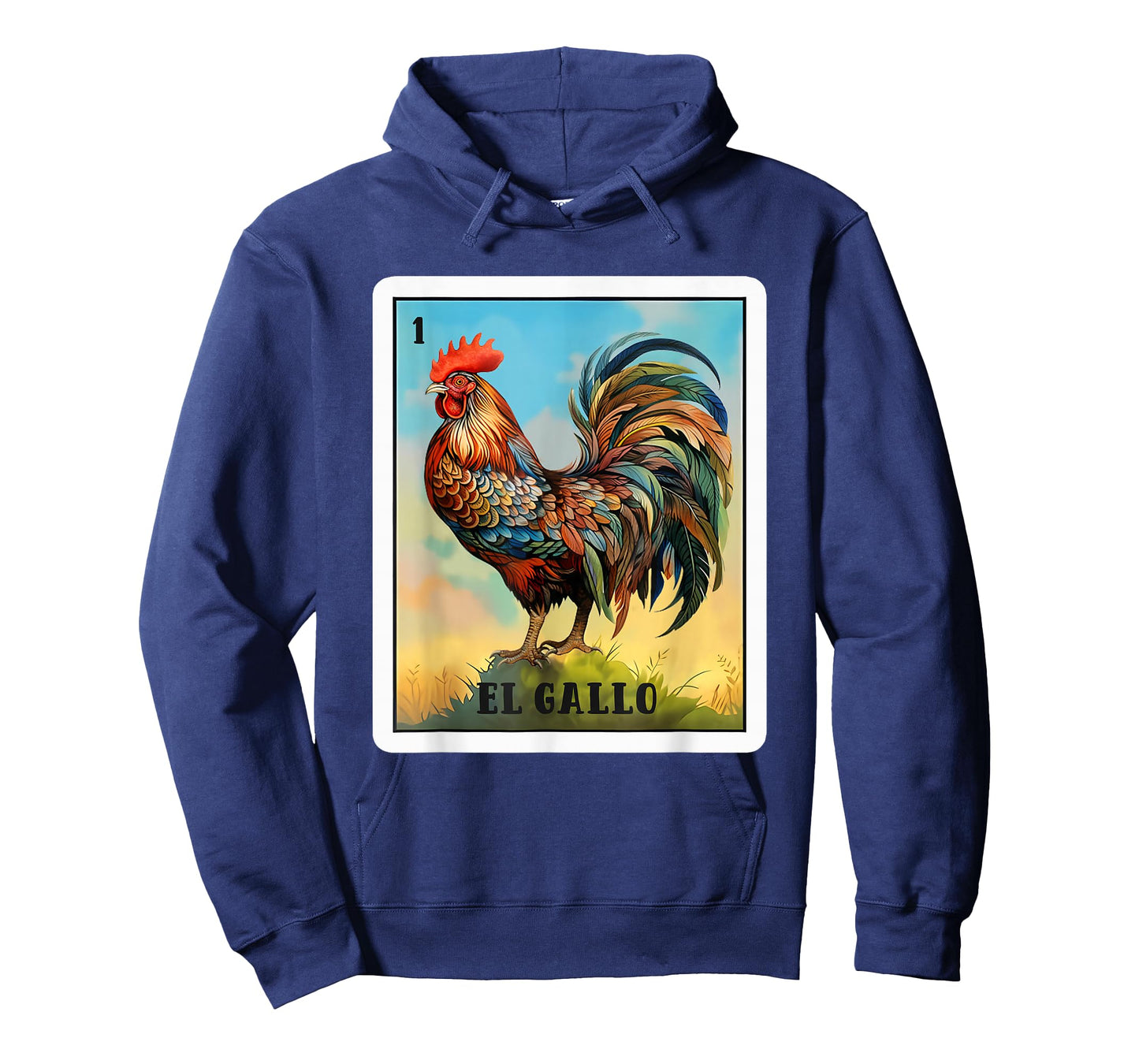 Mexican El Gallo Bingo Card Game Traditional Rooster Card T-Shirt