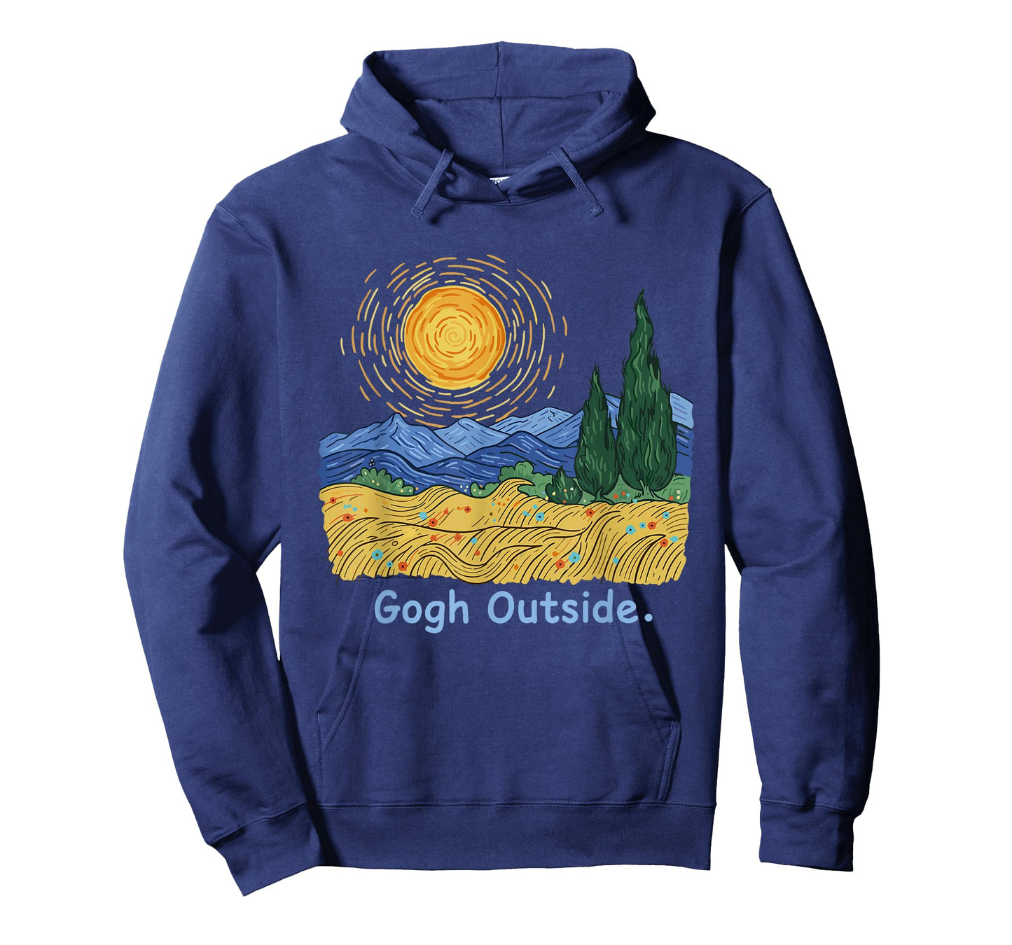 Gogh Outside Starry Night Nature Lover Inspirational Artist T-Shirt