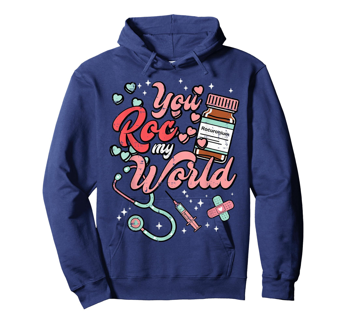 Valentines Day Nurse You ROC My World Scrub Top Women Men T-Shirt