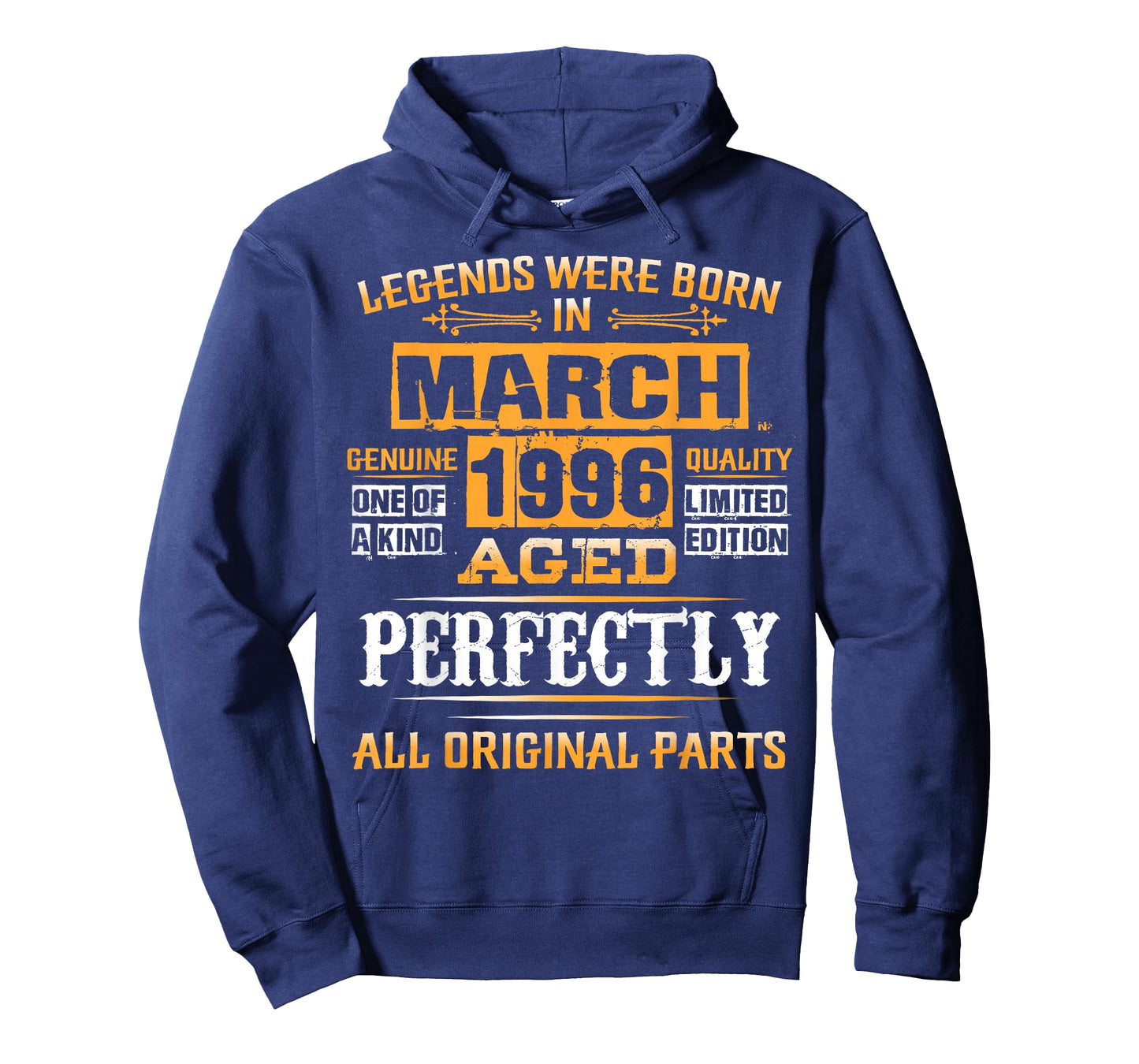 30th Birthday Gift Legends Born in March 1996 30 Yrs Old T-Shirt