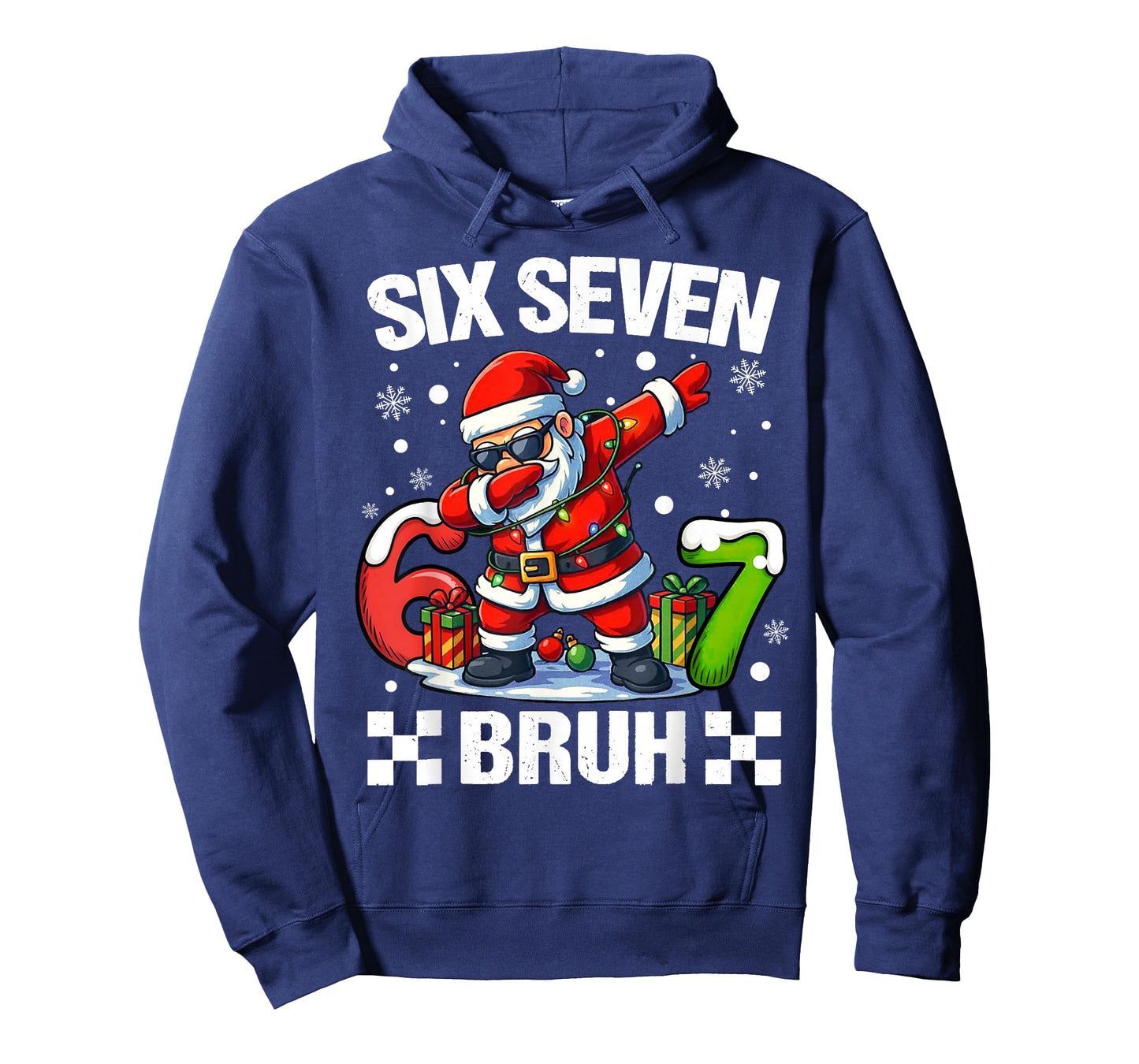 67 Christmas 6 7 Six Seven Bruh Xmas Holiday Gen Alpha Slang T-Shirt