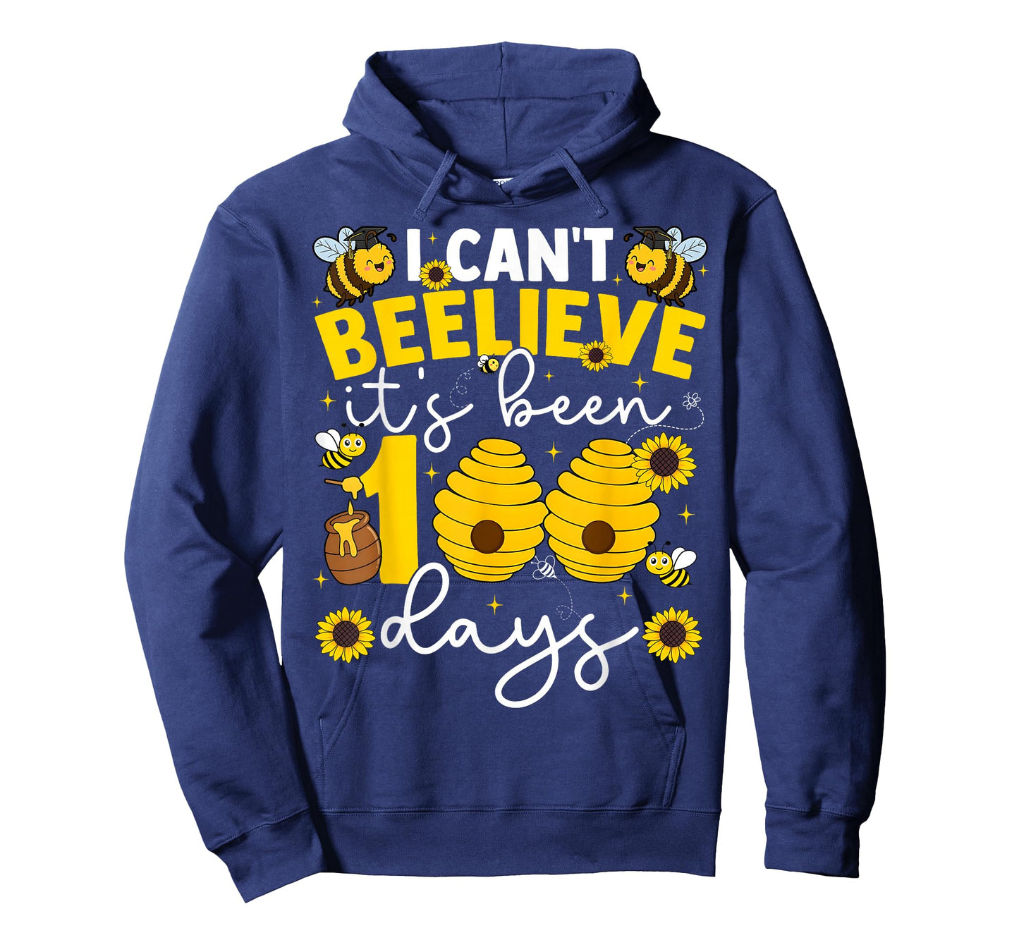 I Can't Beelieve It's Been 100 Days Funny Boy Girl Teacher T-Shirt