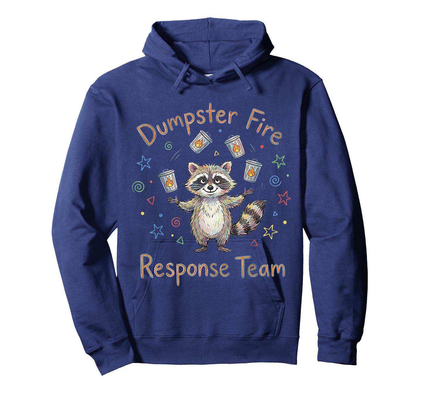 Dumpster Fire Response Team Funny Raccoon T-Shirt