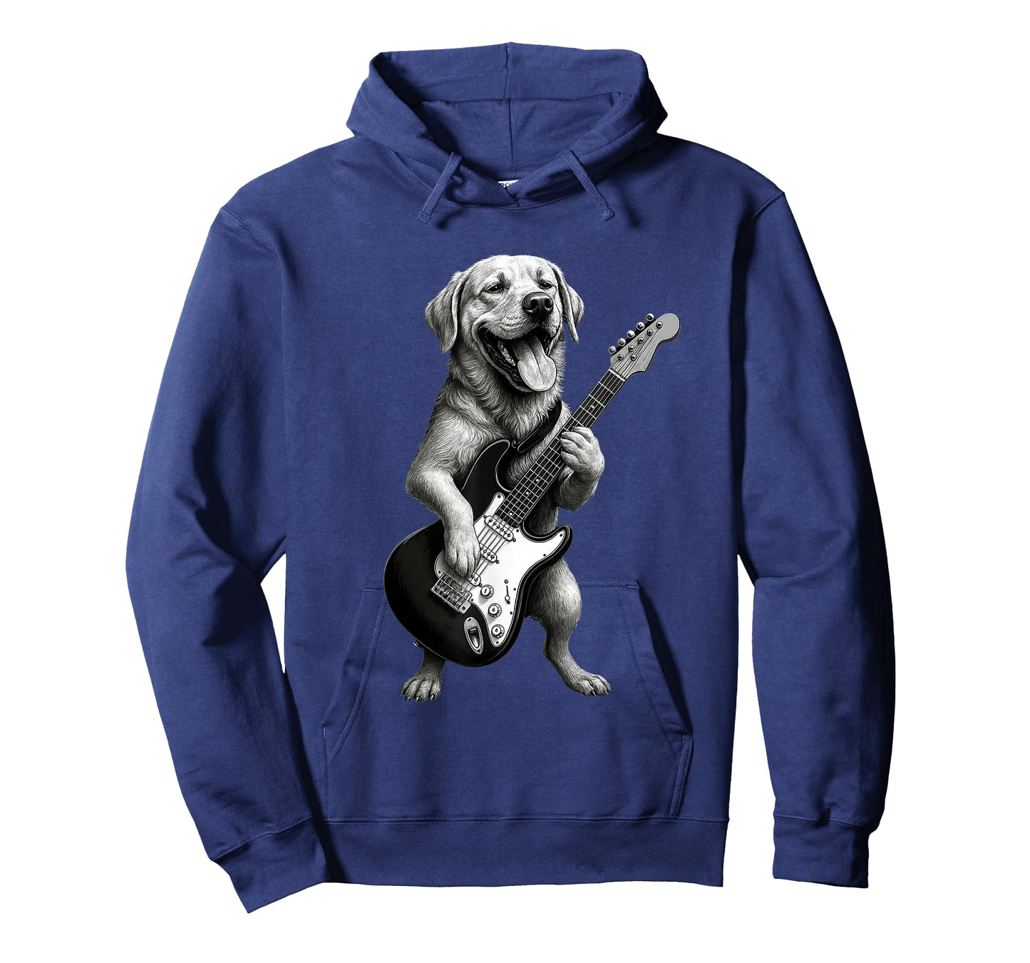 Labrador Retriever Playing Guitar Funny Dog Lover T-Shirt