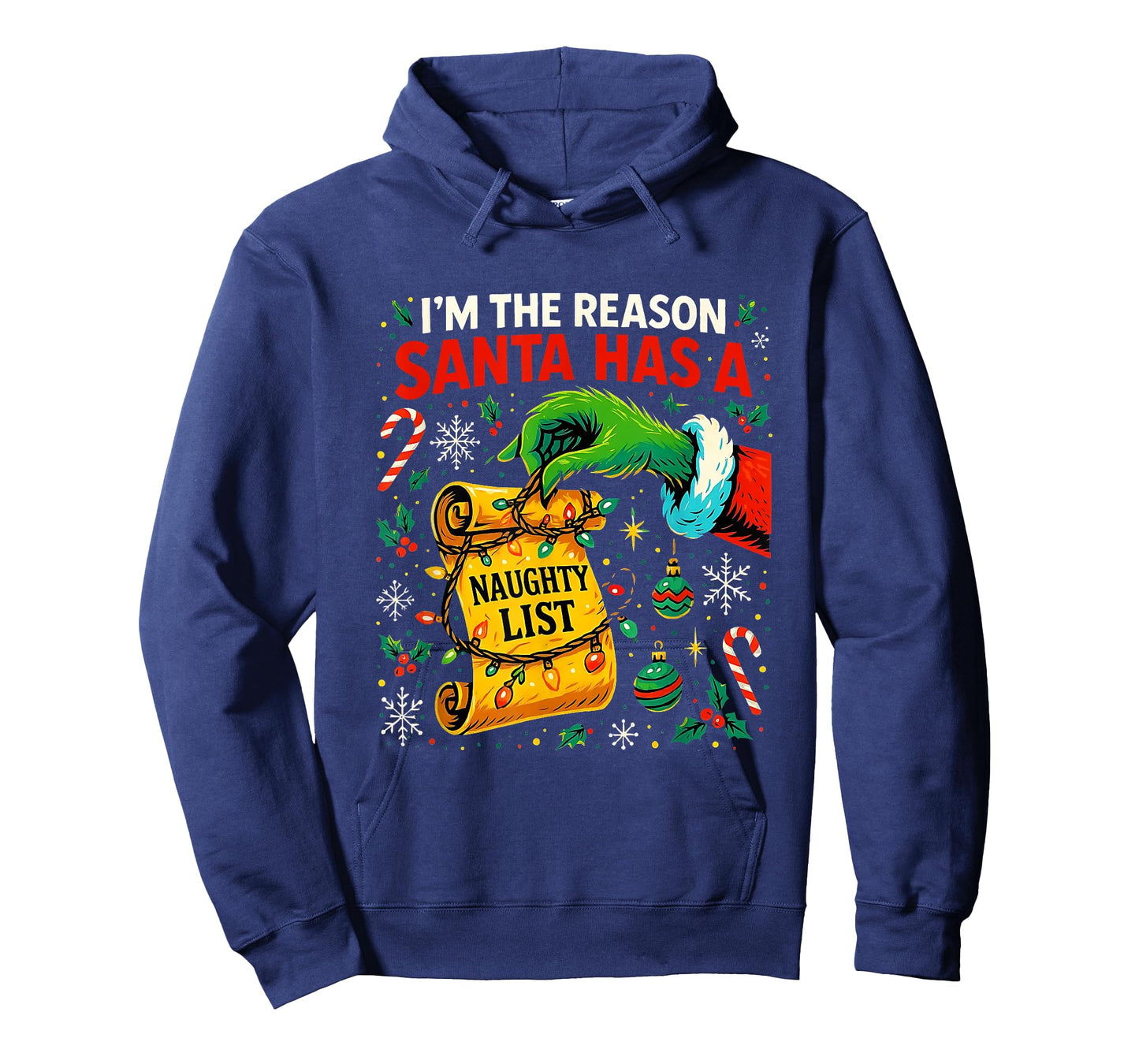 I’m The Reason Santa Has a Naughty List Christmas T-Shirt