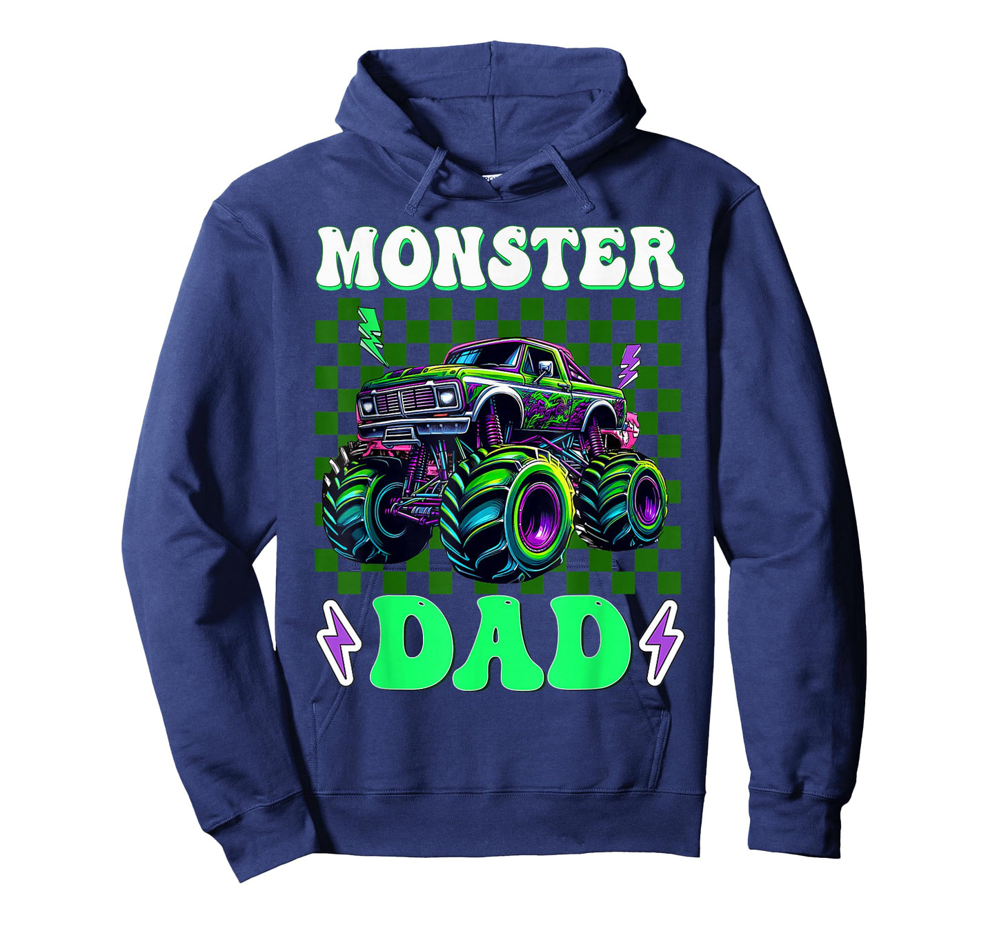 Funny Monster Truck Dad of The Birthday Boy Family Matching T-Shirt
