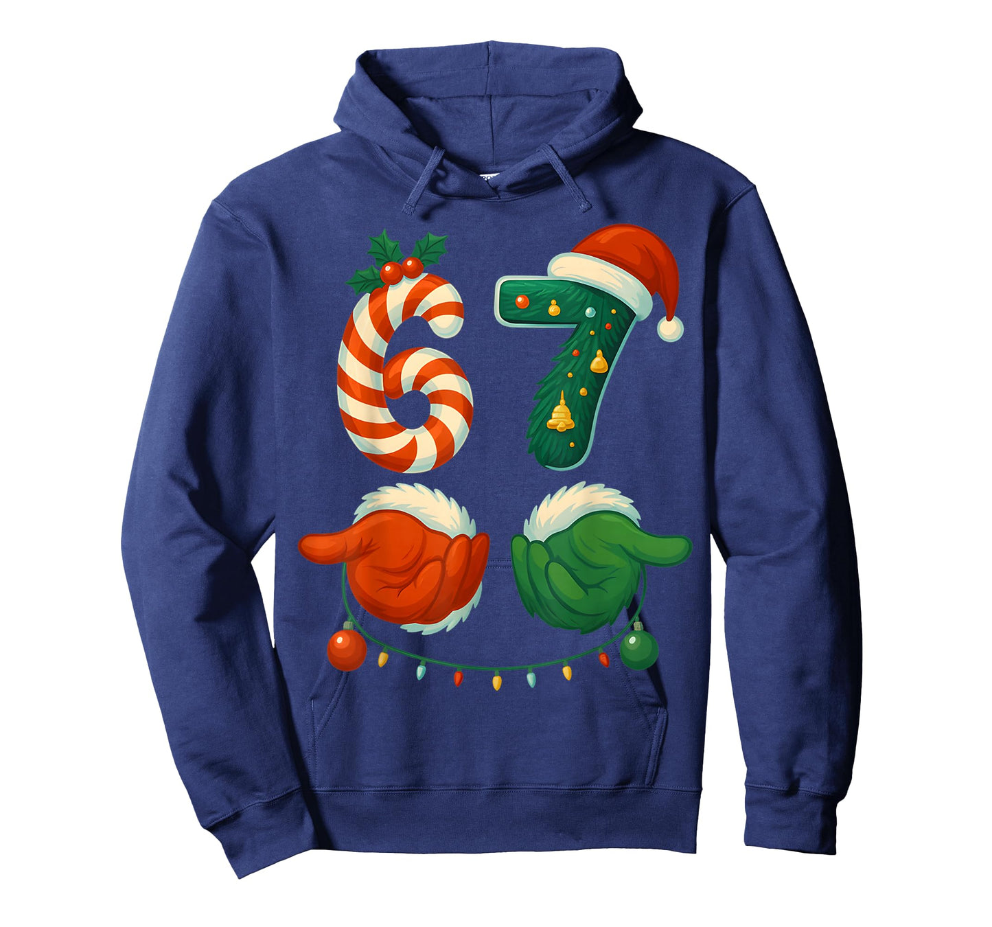 67 Christmas 6 7 Meme Pajamas Holiday Gen Alpha Funny Gifts T-Shirt