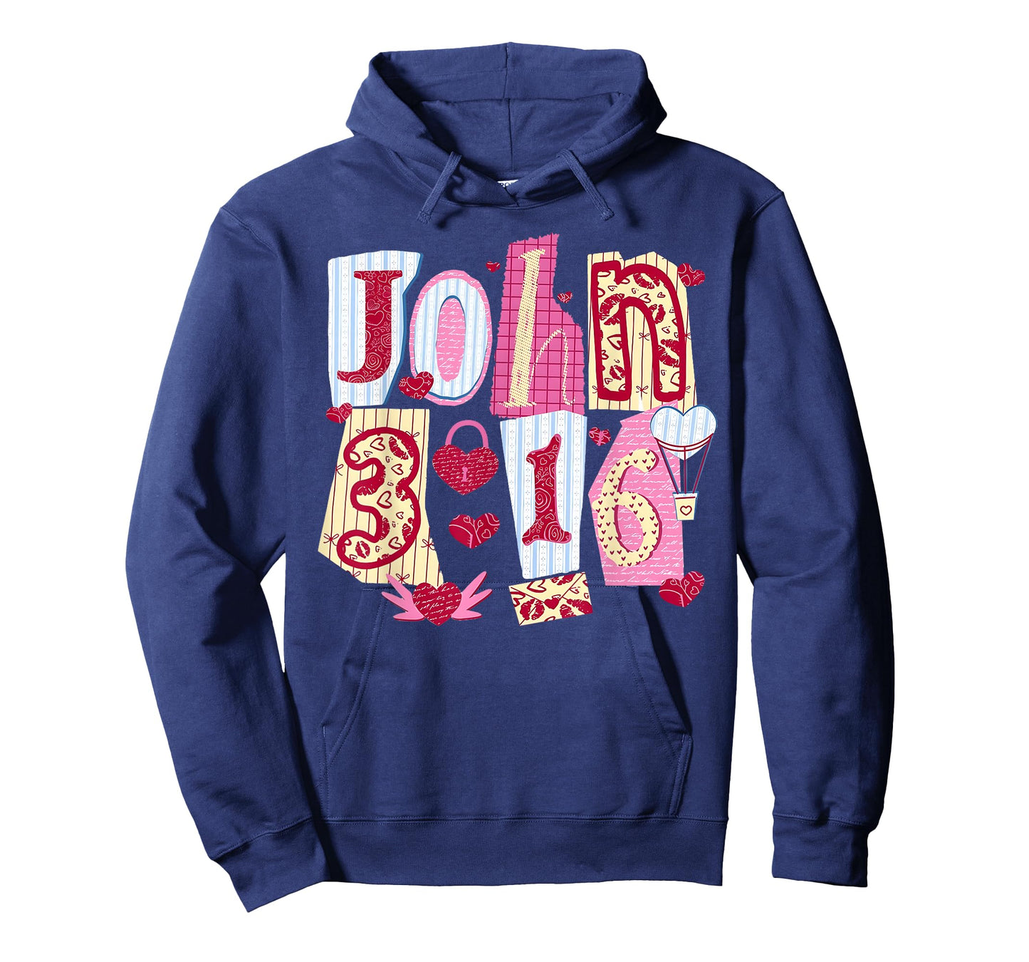 Valentine John 3:16 Loved Coquette Hearts Christian T-Shirt