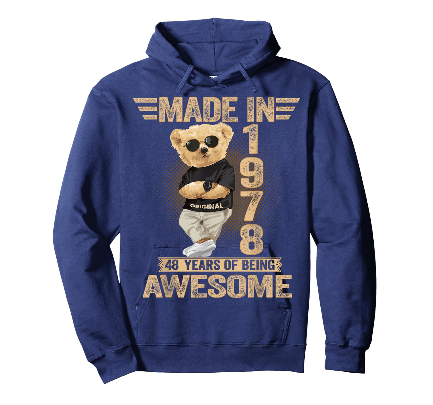 48 Year Old Made in 1978 Teddy Bear 48th Birthday Men Women T-Shirt