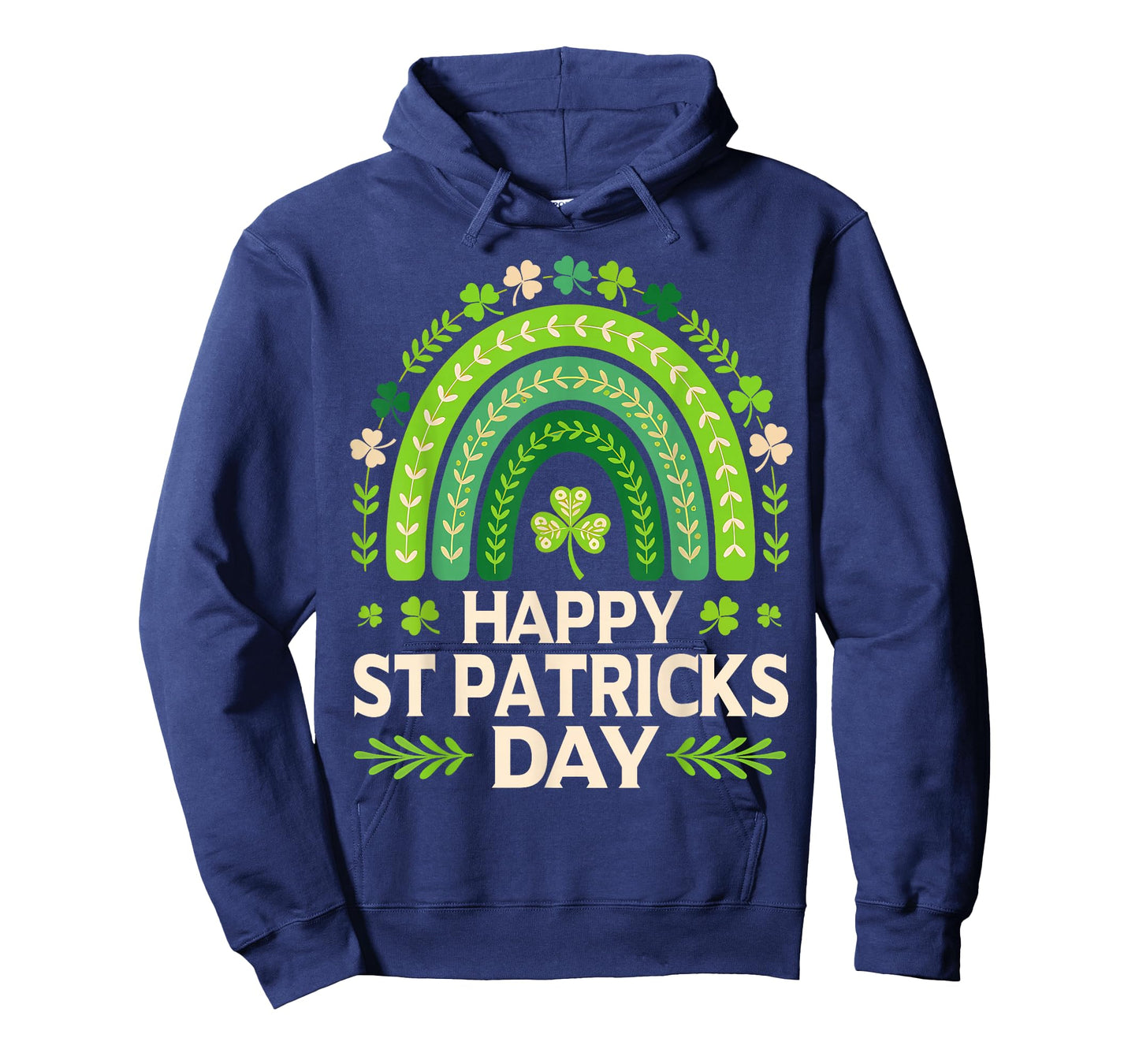 Rainbow Happy St Patricks Day Irish Shamrock Lucky Men Women T-Shirt
