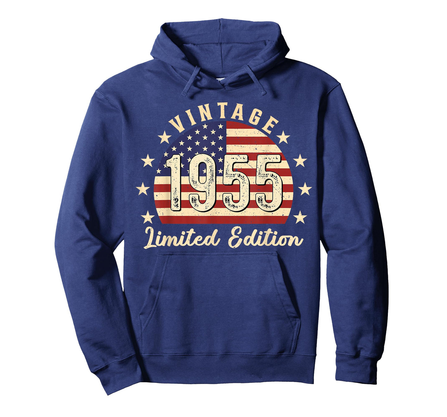 Vintage 1955 USA Flag 71st Birthday T-Shirt