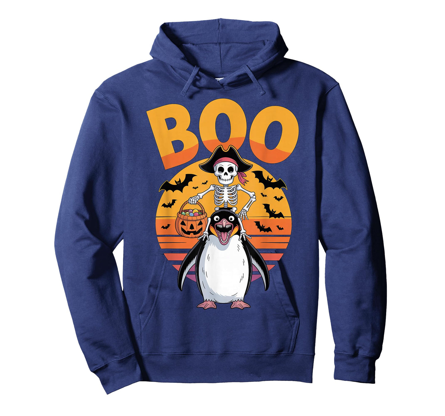 Spooky Penguin Costume on Boo Penguin Halloween T-Shirt