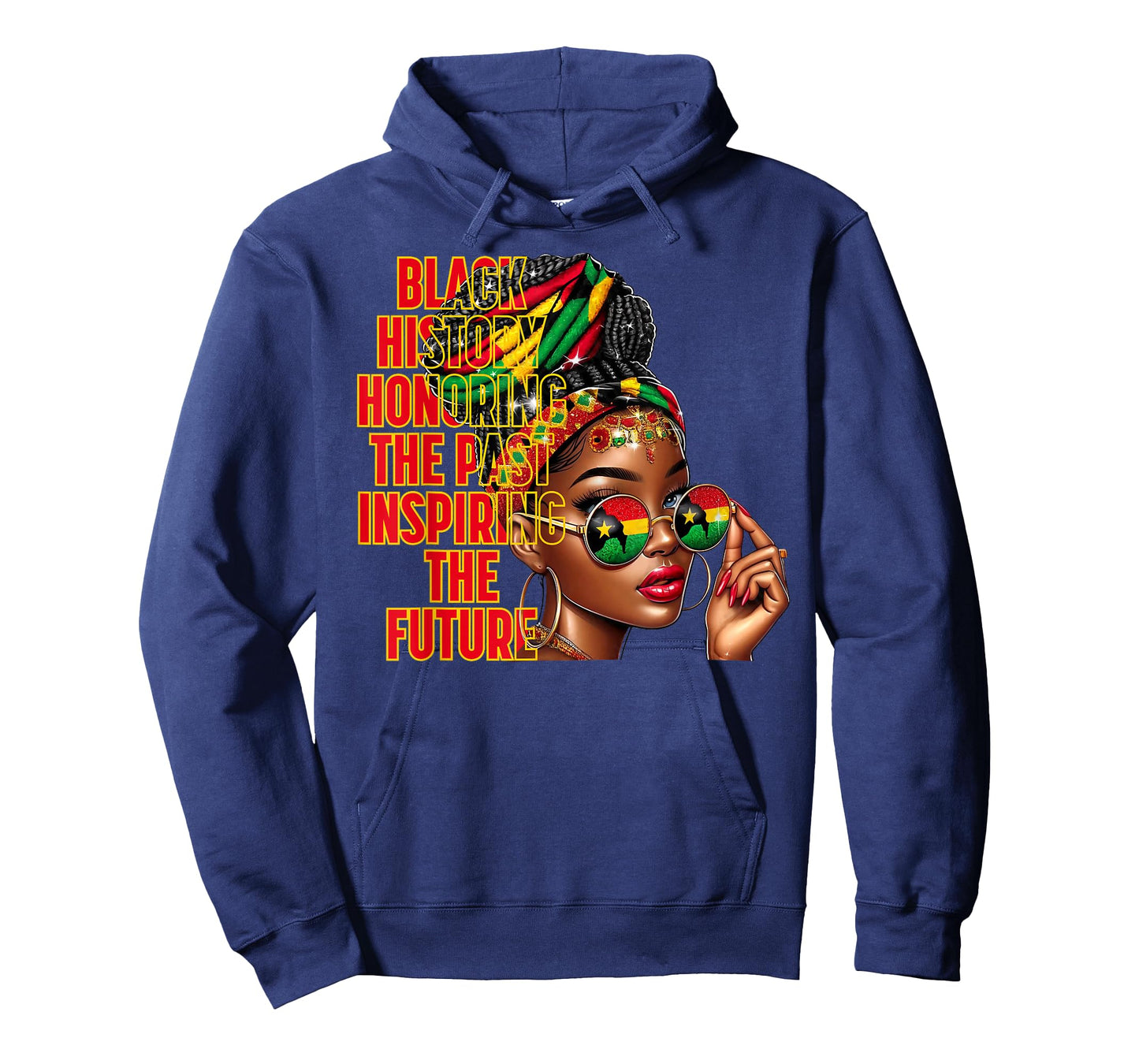 Black History Honoring The Past Inspiring Future Black Woman T-Shirt