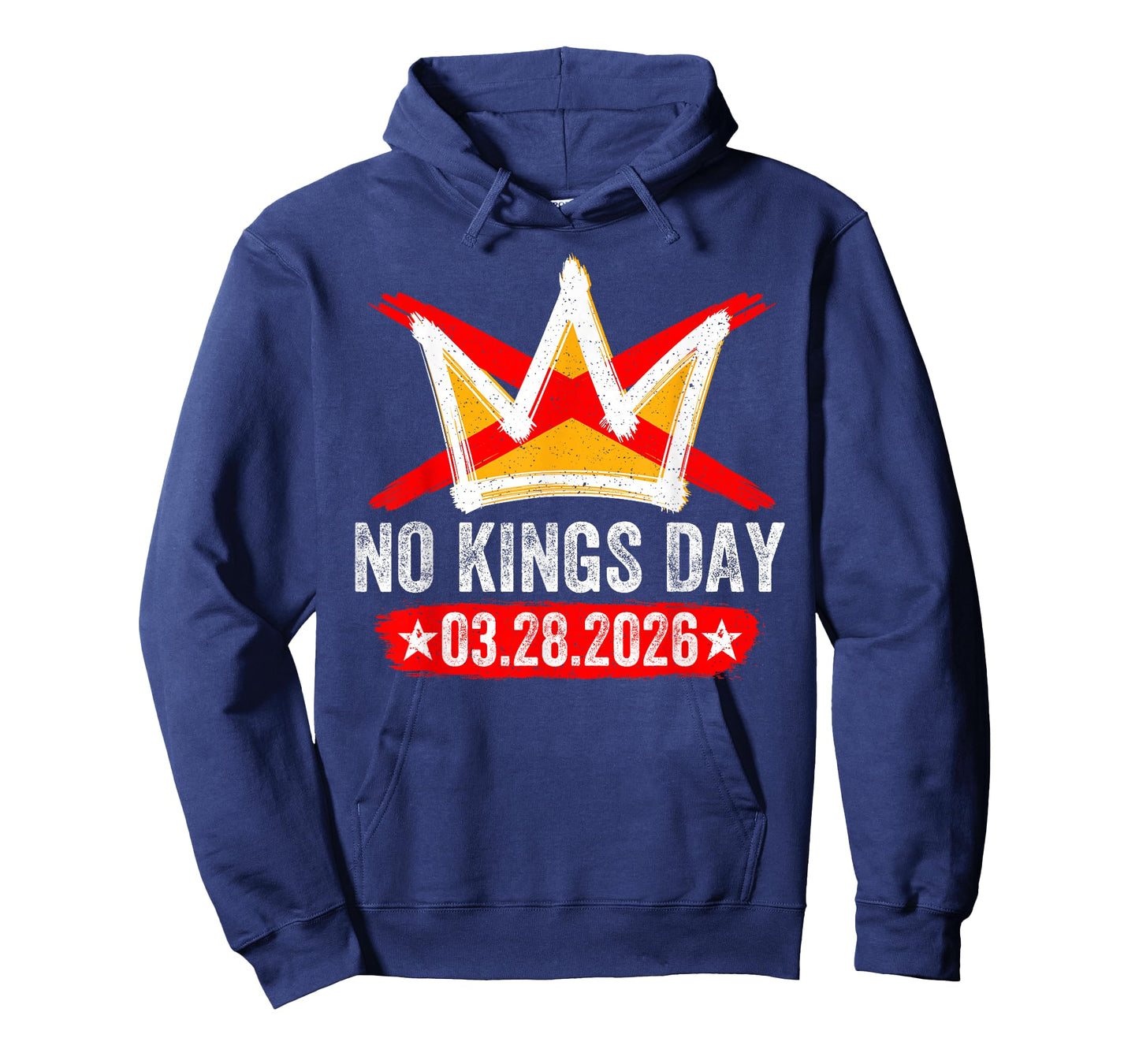 No Kings Day March 28 2026 Retro Vintage Patriotic Men Women T-Shirt