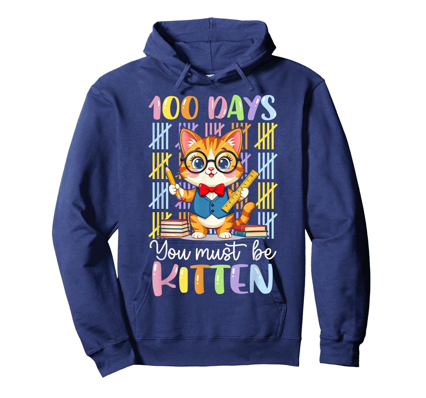 100 Days of School You Must Be Kitten Cat 100 Days of School T-Shirt