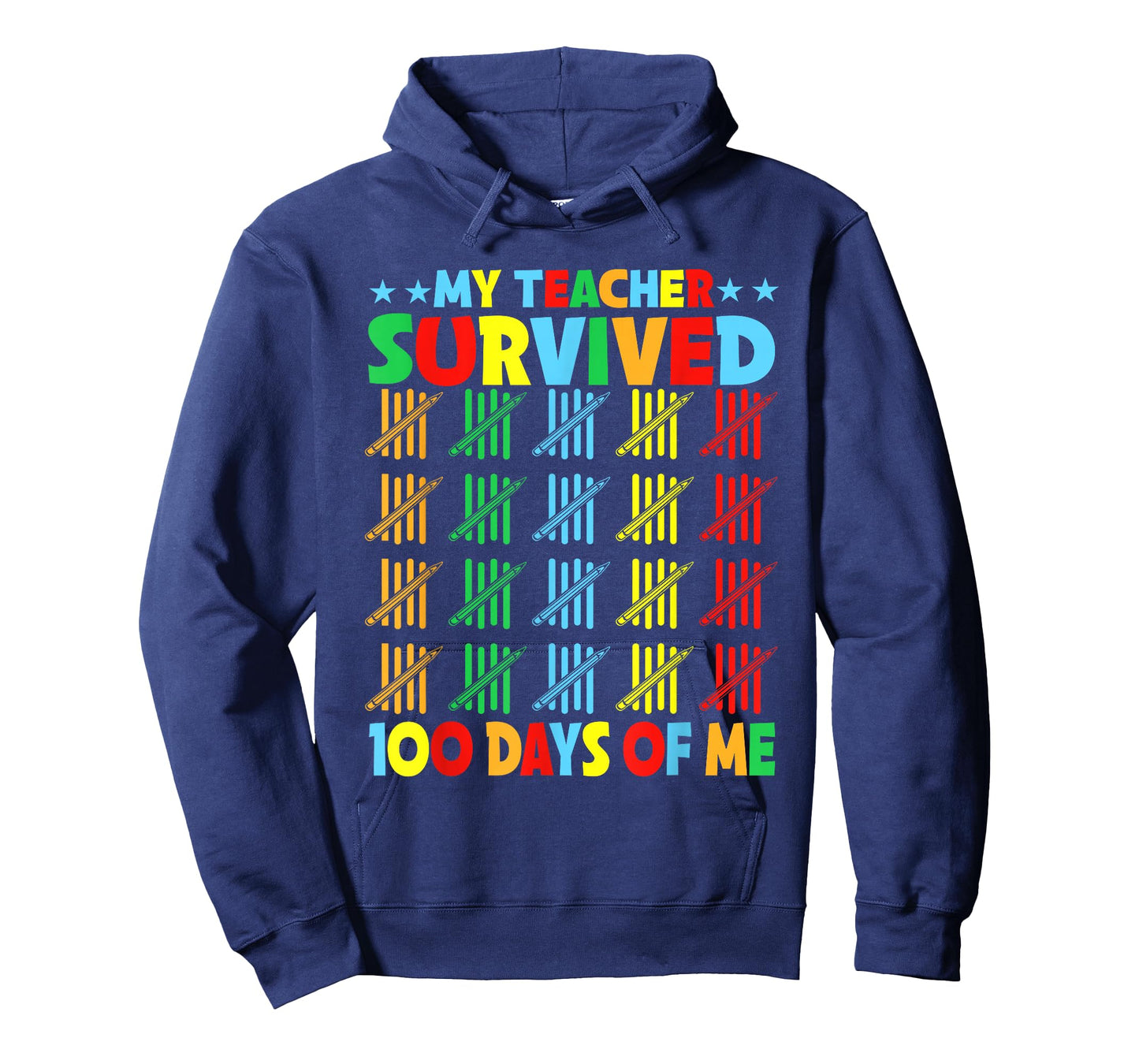 My Teacher Survived 100 Days of Me 100th Day School T-Shirt