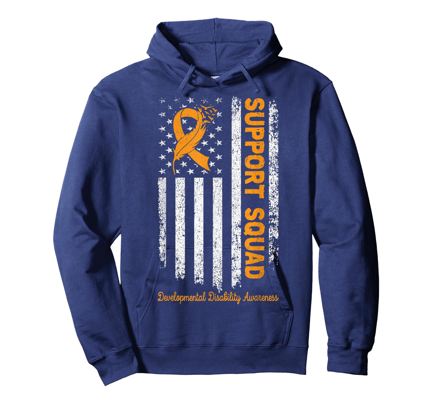 Developmental Disability Awareness Support Squad Wear Orange T-Shirt