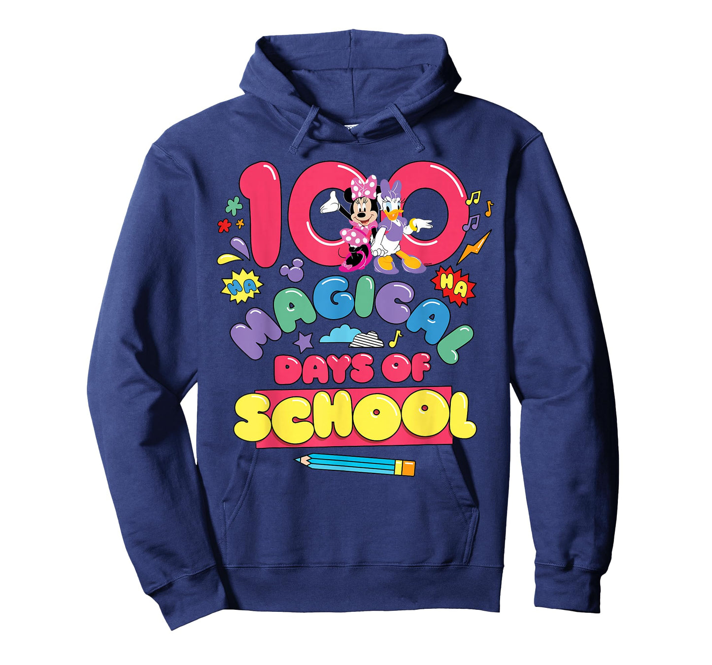Disney Minnie & Daisy 100 Magical Days of School 100th Day T-Shirt