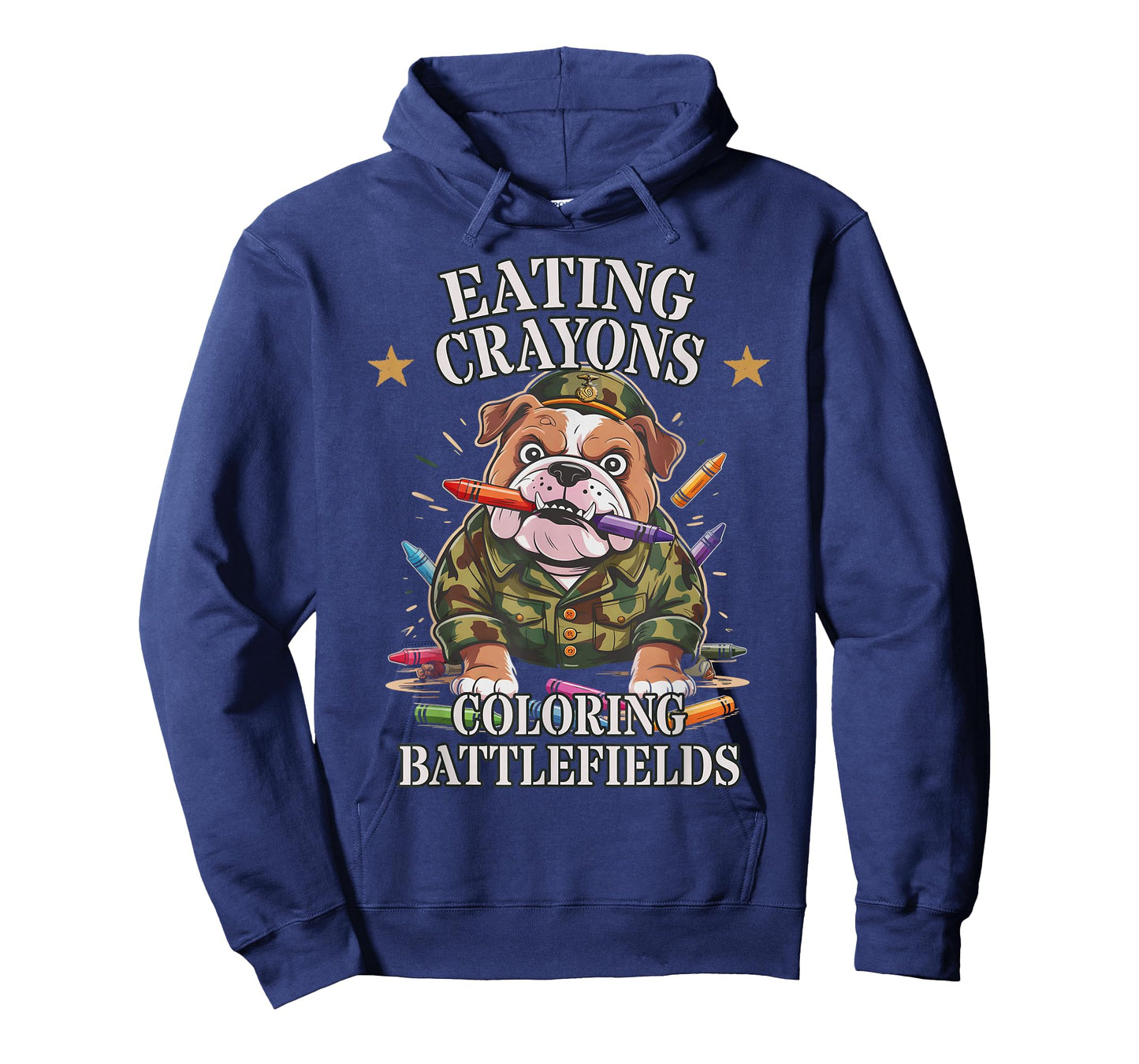 Funny Eating Crayons Coloring BATTLEFIELDS Family Military T-Shirt