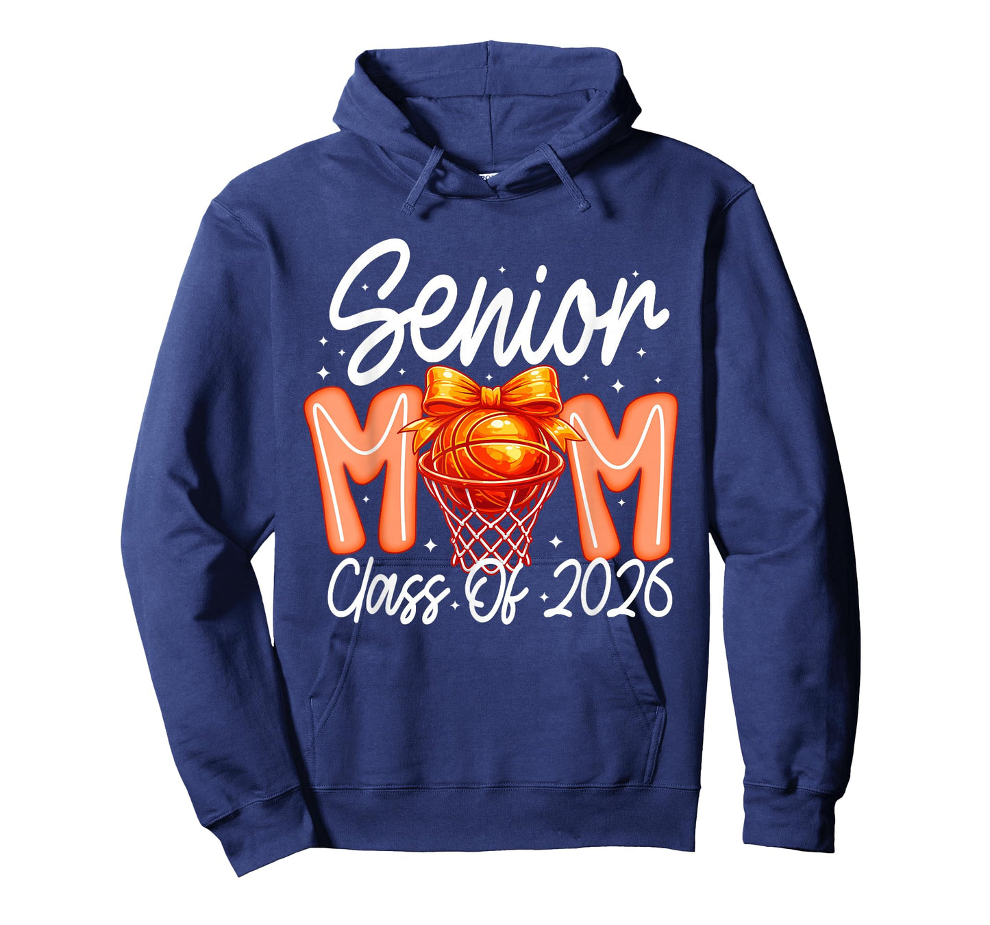 Senior Mom Class of 2026 Basketball Mom Graduation T-Shirt