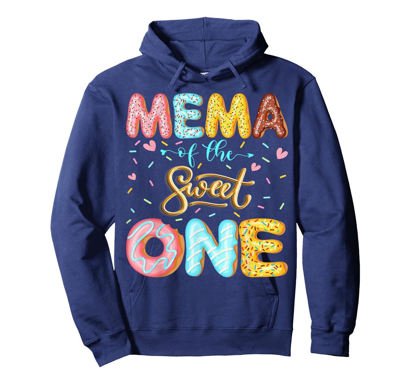 Mema of The Sweet One 1st Birthday Girl Donut Lover T-Shirt
