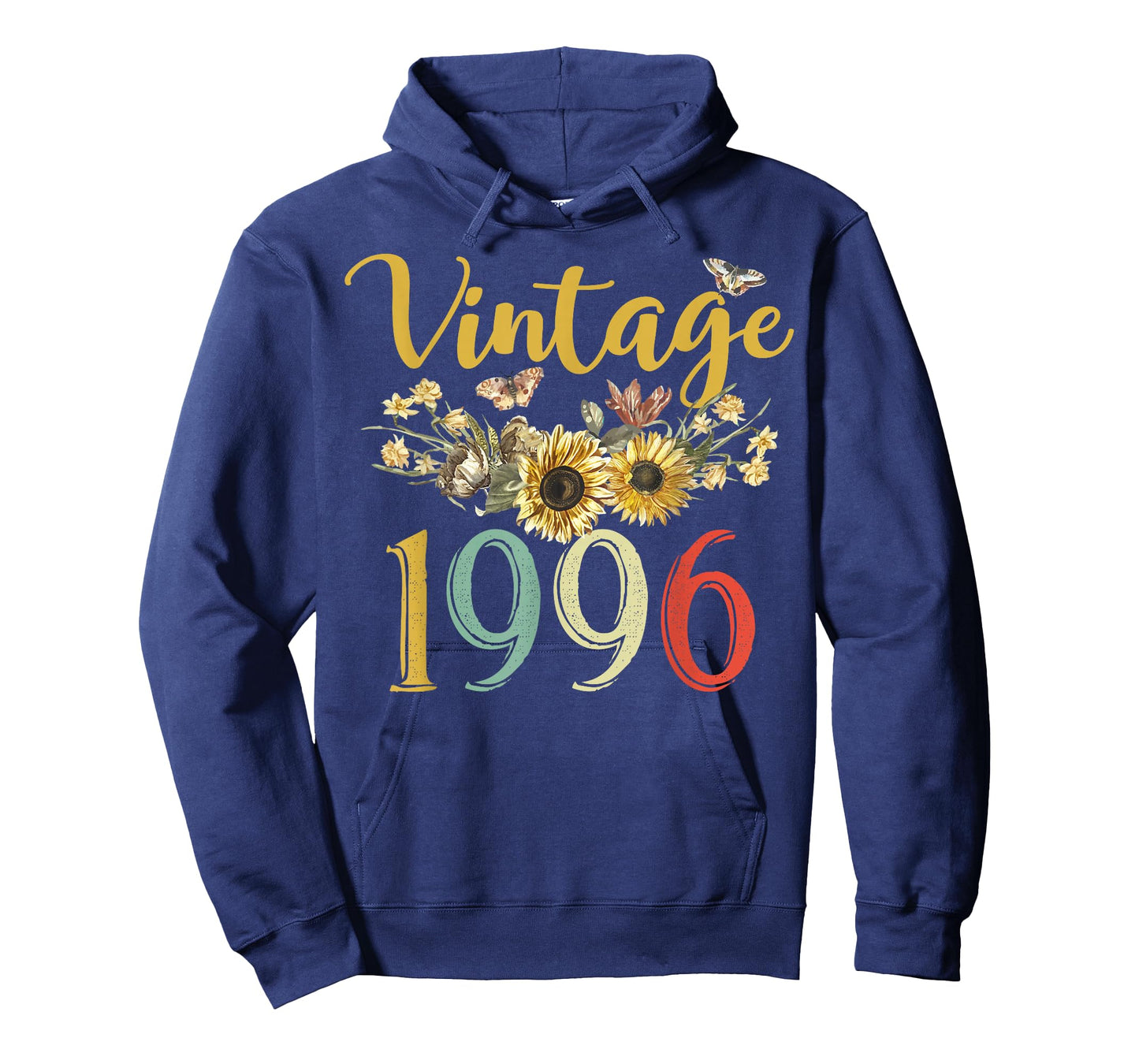 Vintage 1996 Sunflower 30th Birthday Awesome Since 1996 T-Shirt