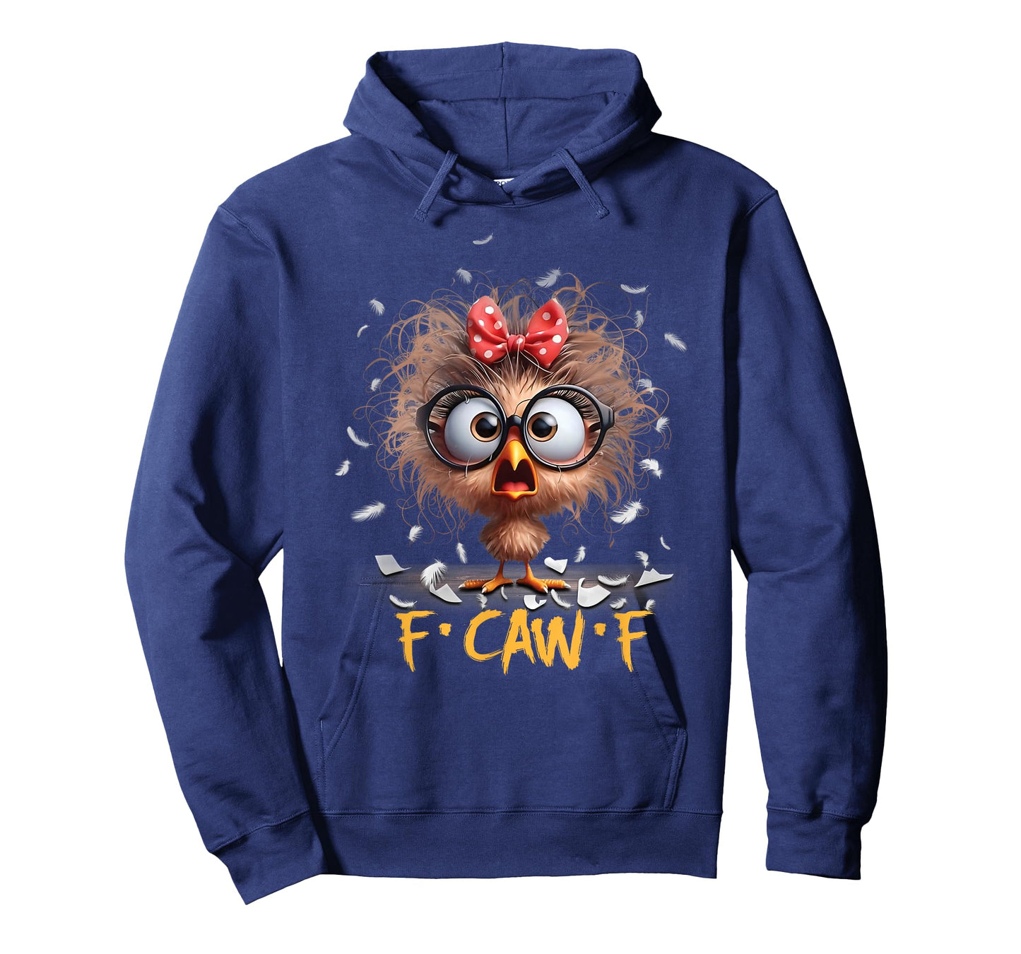Funny F-Caw-F Black Crow FCawF Humor Quote Bird Shocked Meme T-Shirt