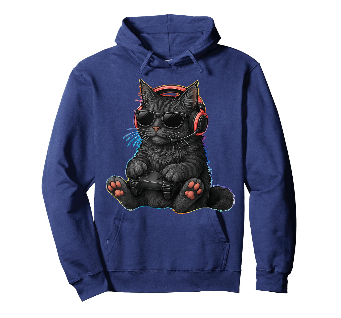 Gamer Cat Video Games Boys Teen Men Girls Funny Gaming T-Shirt