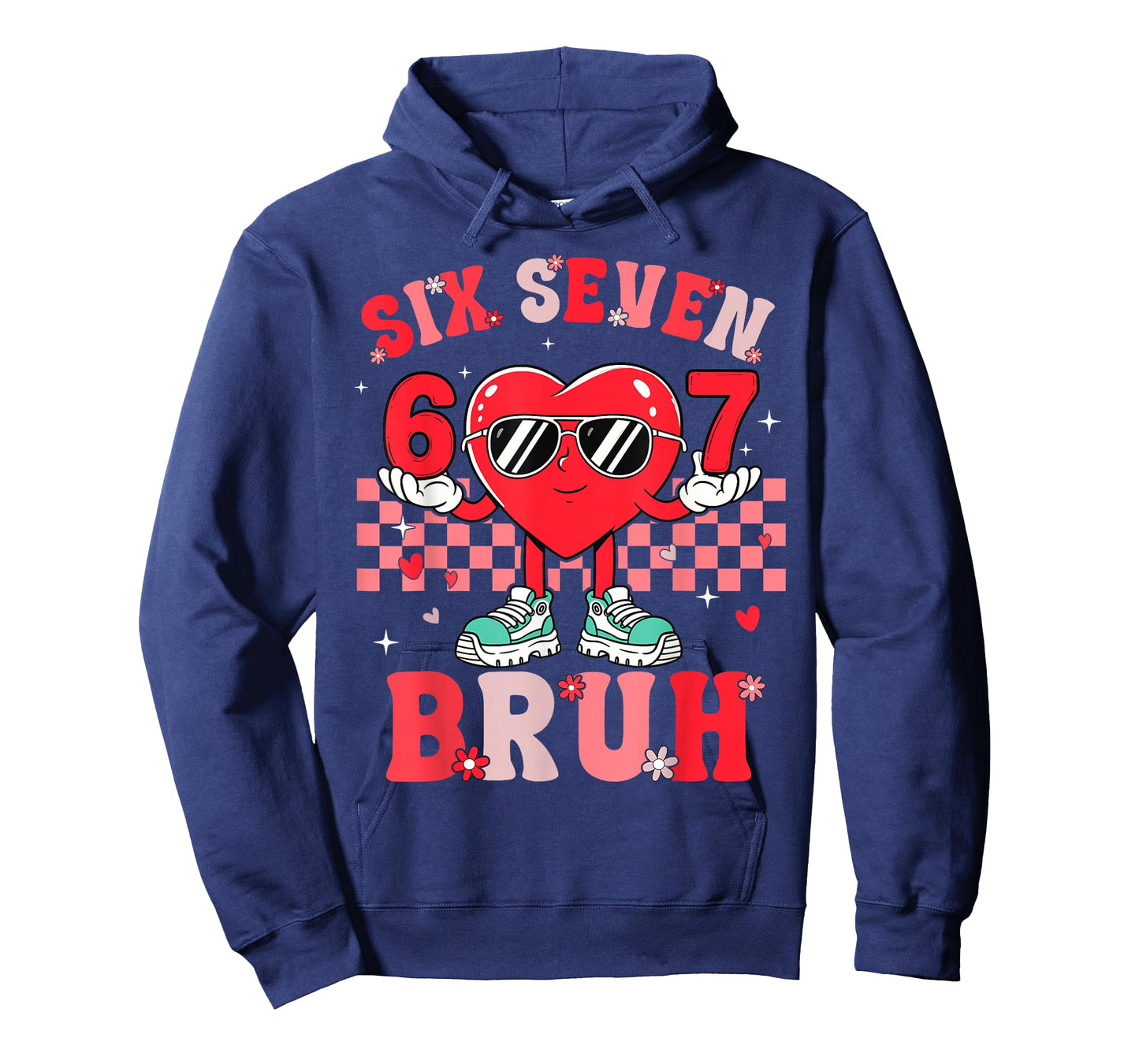 Six Seven 67 Meme Cool Valentine’s for Teens Boys Girls Kids T-Shirt