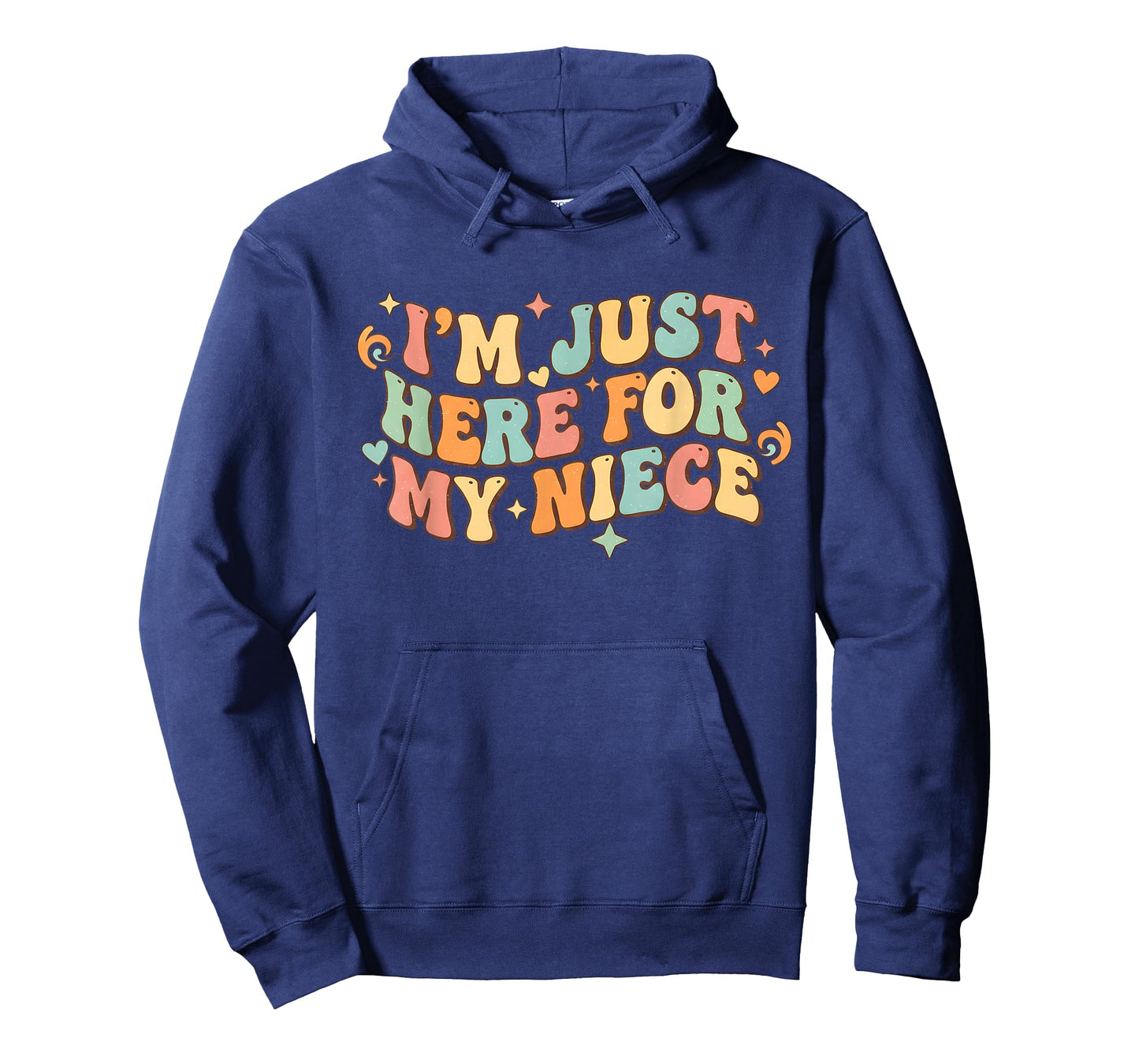 Funny Aunt Life I'm Just Here for My Niece Auntie Groovy T-Shirt