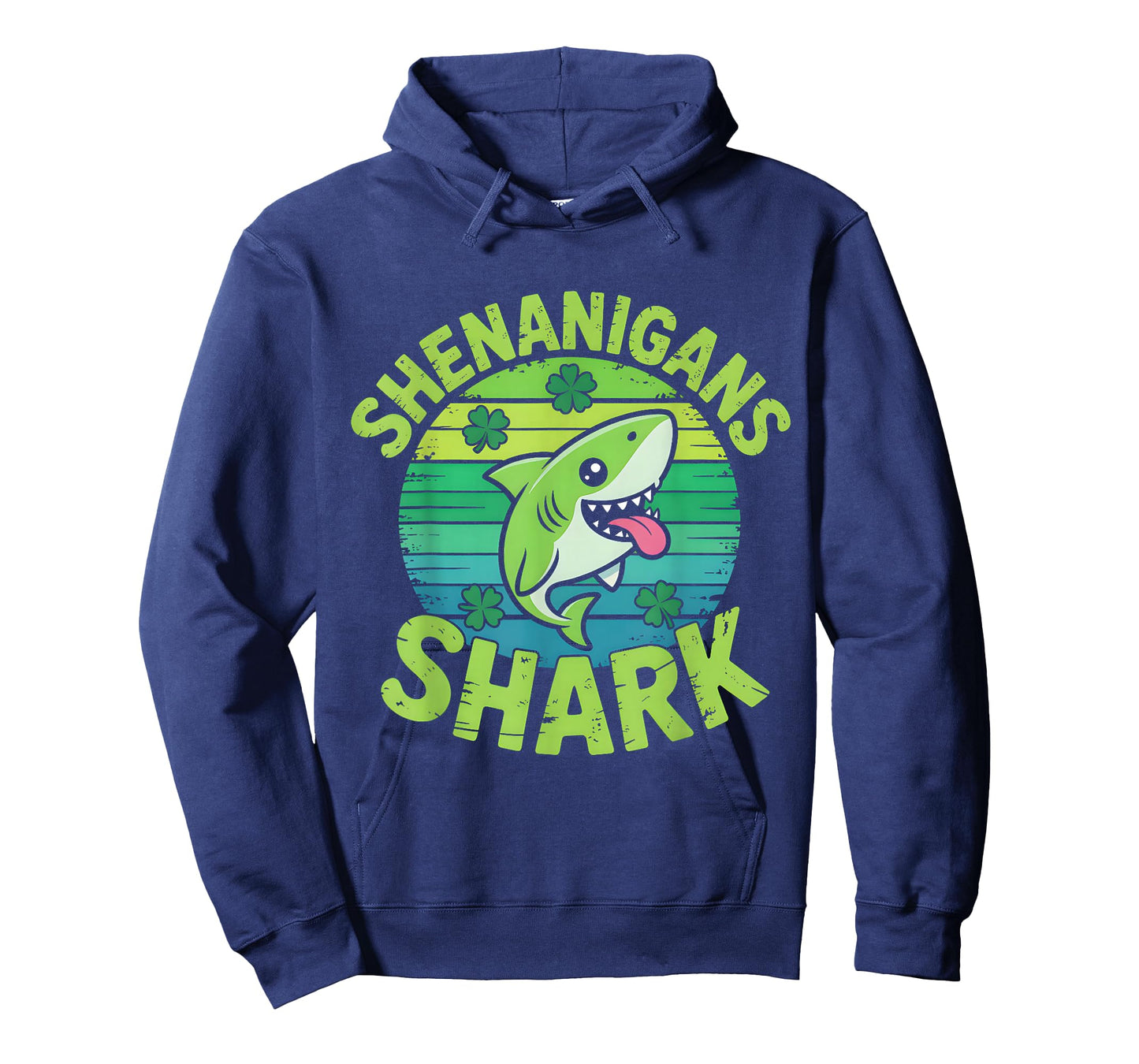 Shark St Patricks Day Shark Shenanigans Cute Animal Lover T-Shirt