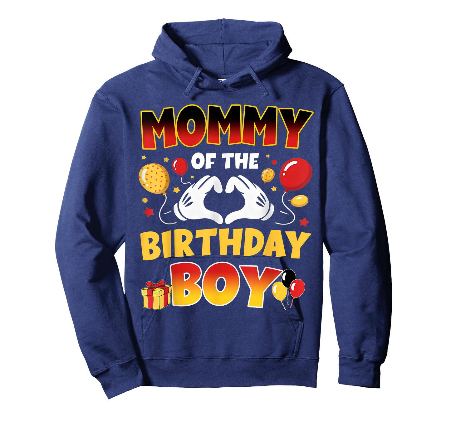 Mommy of The Birthday Boy Shirt Matching Dad Son Family Bday T-Shirt