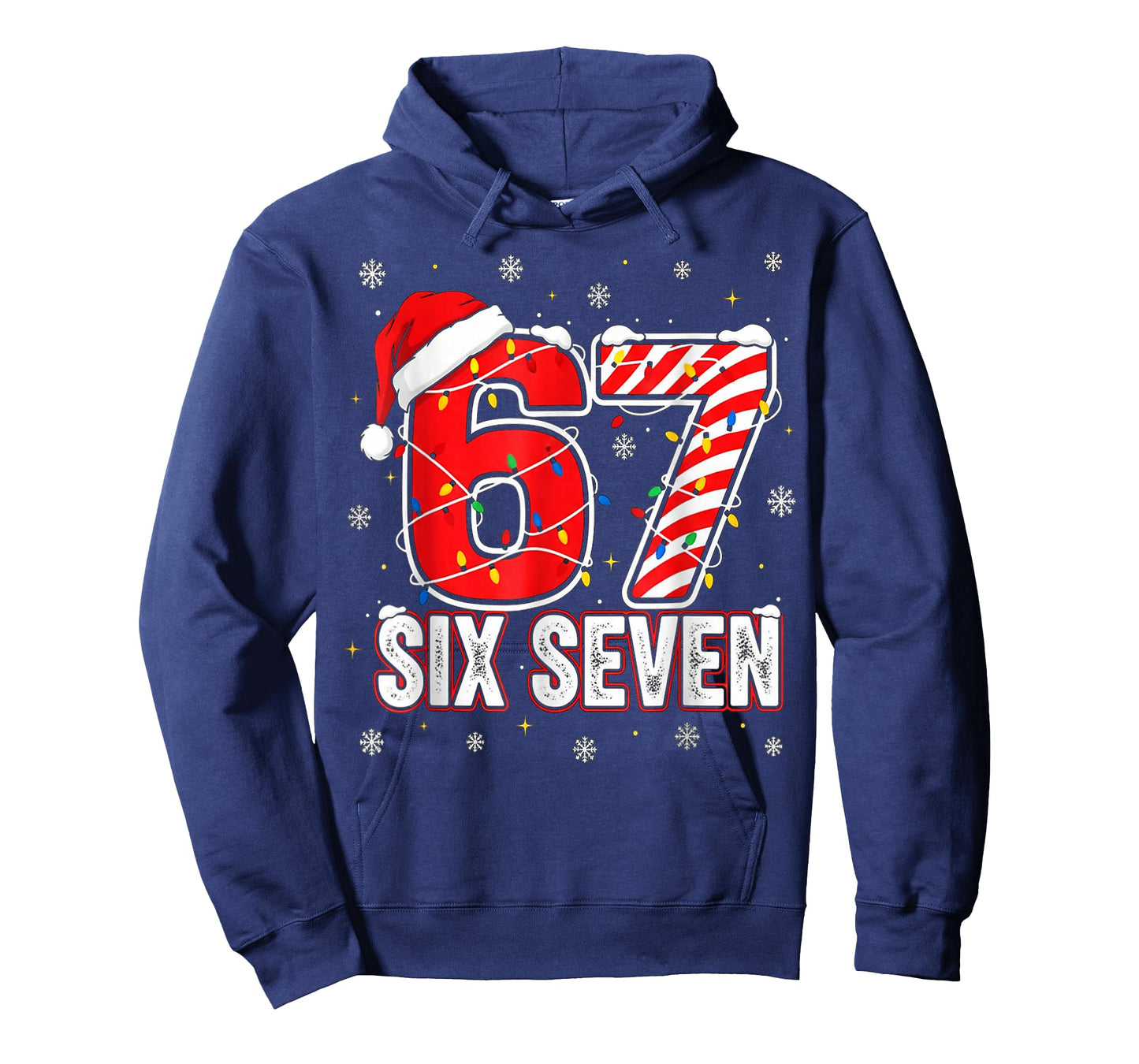Funny Six Seven 67 Christmas Holiday Women Kids Xmas T-Shirt