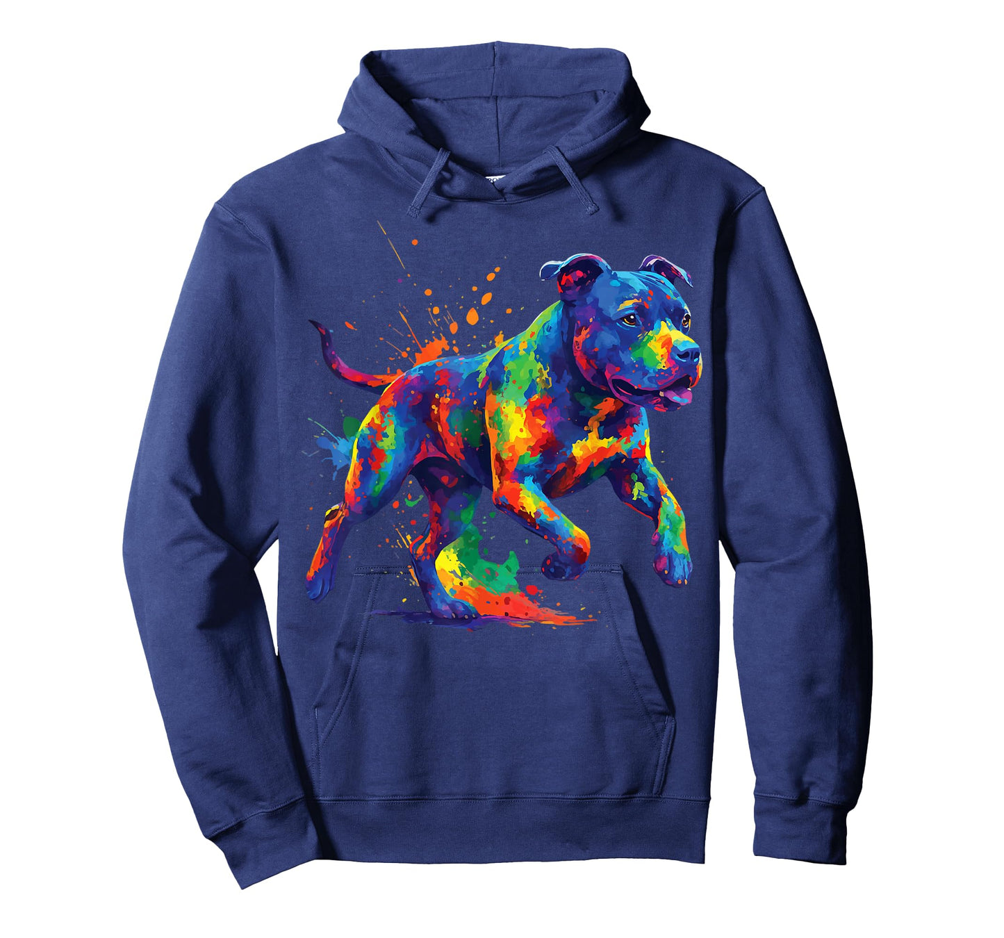 Pit Bull Dog Colorful T-Shirt