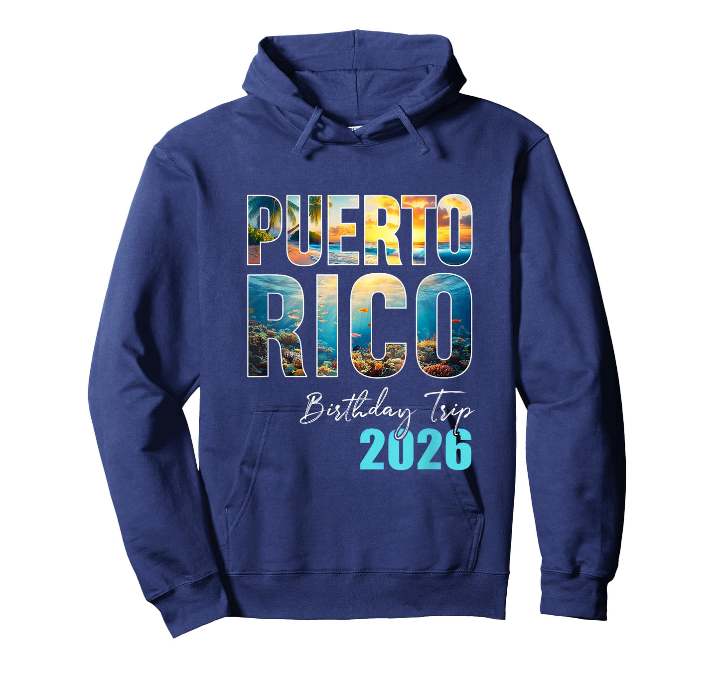 Puerto Rico Birthday Trip 2026 Vacation Party Crew Cruise T-Shirt