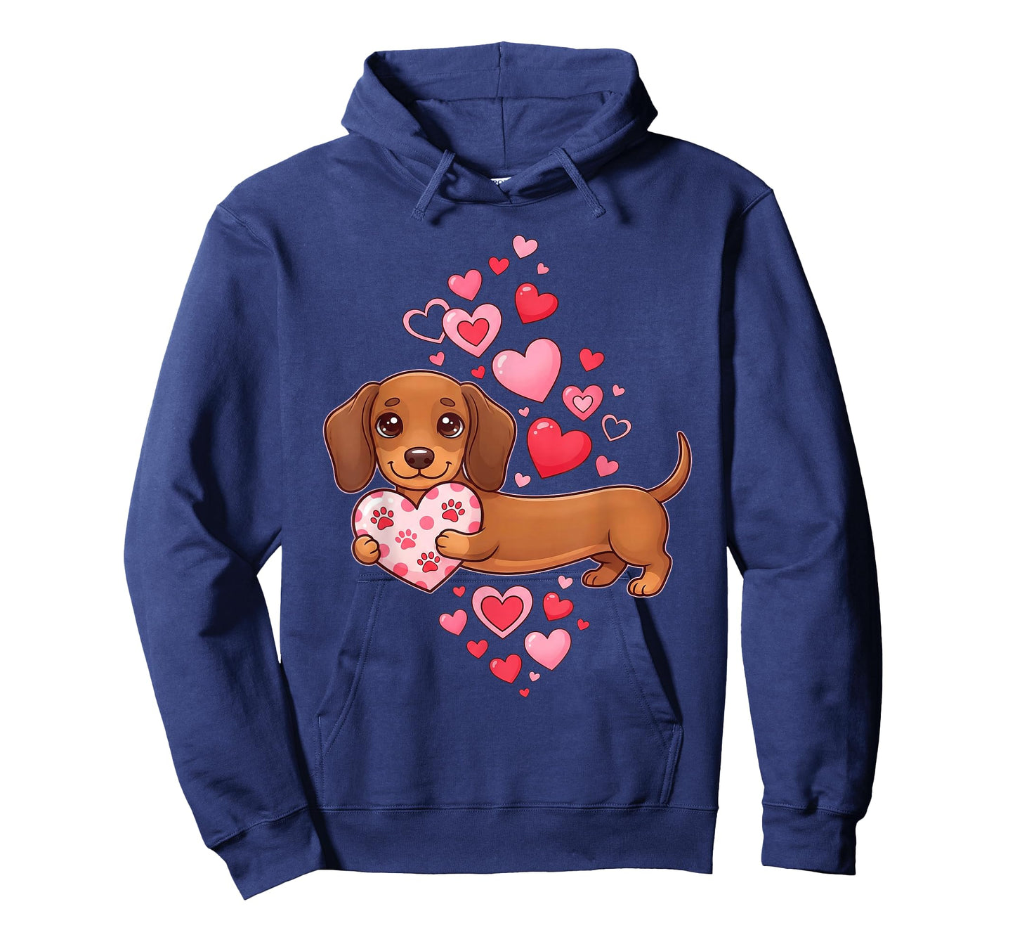 Cute Dachshund Valentine Heart Funny Dachshund Puppy Owner T-Shirt