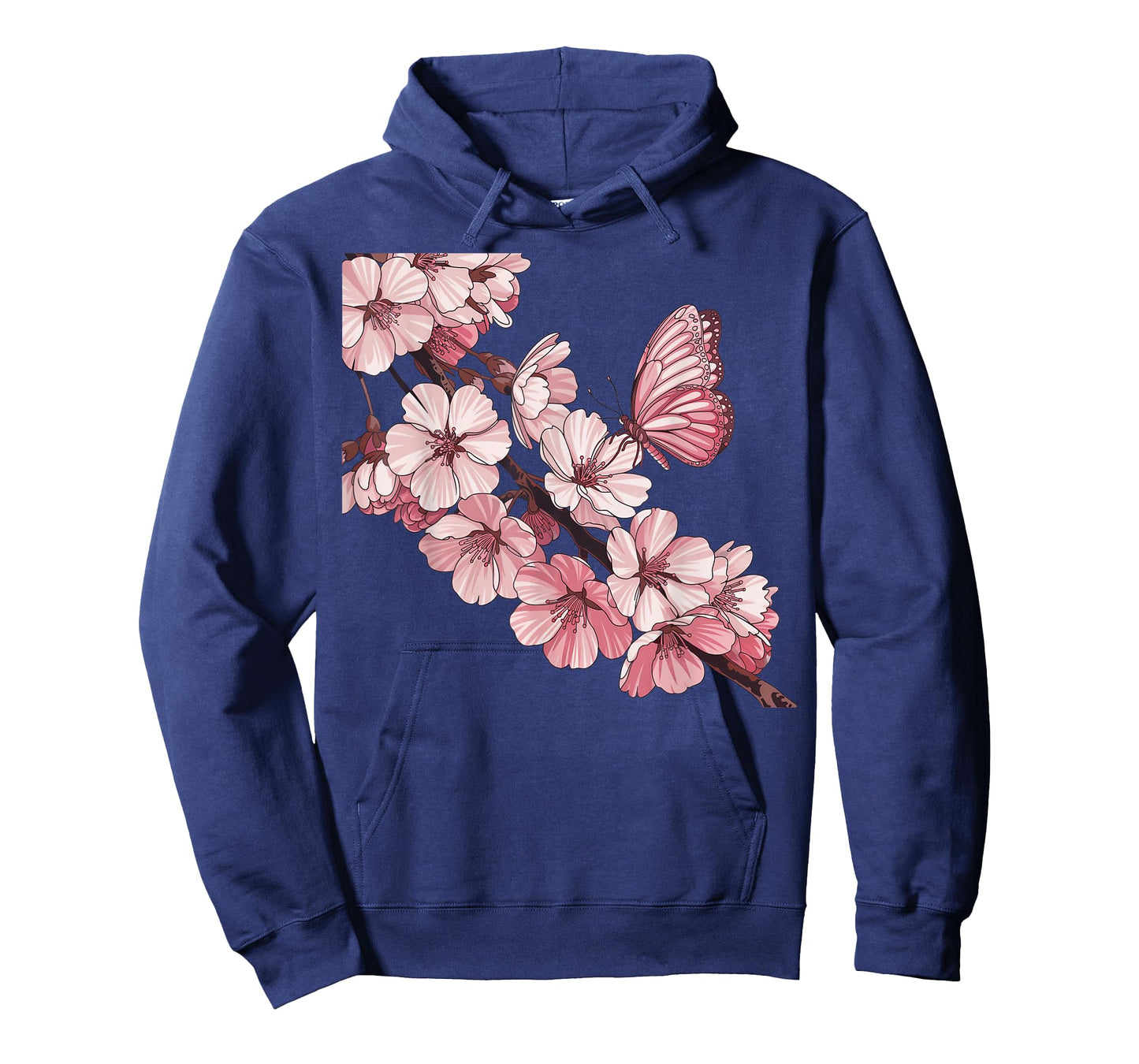 Sakura Blossom and Butterfly Japanese Art and Cherry Blossom T-Shirt