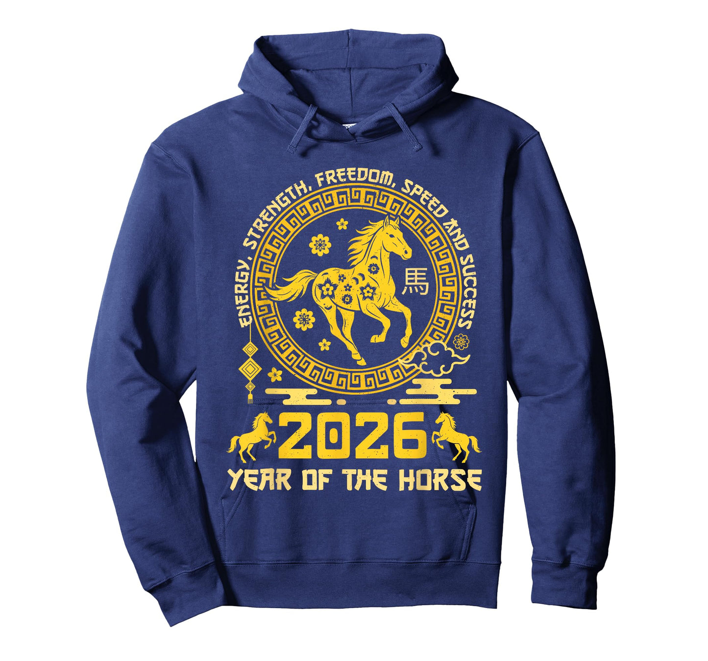 Happy Lunar Chinese New Year of The Horse 2026 Zodiac T-Shirt