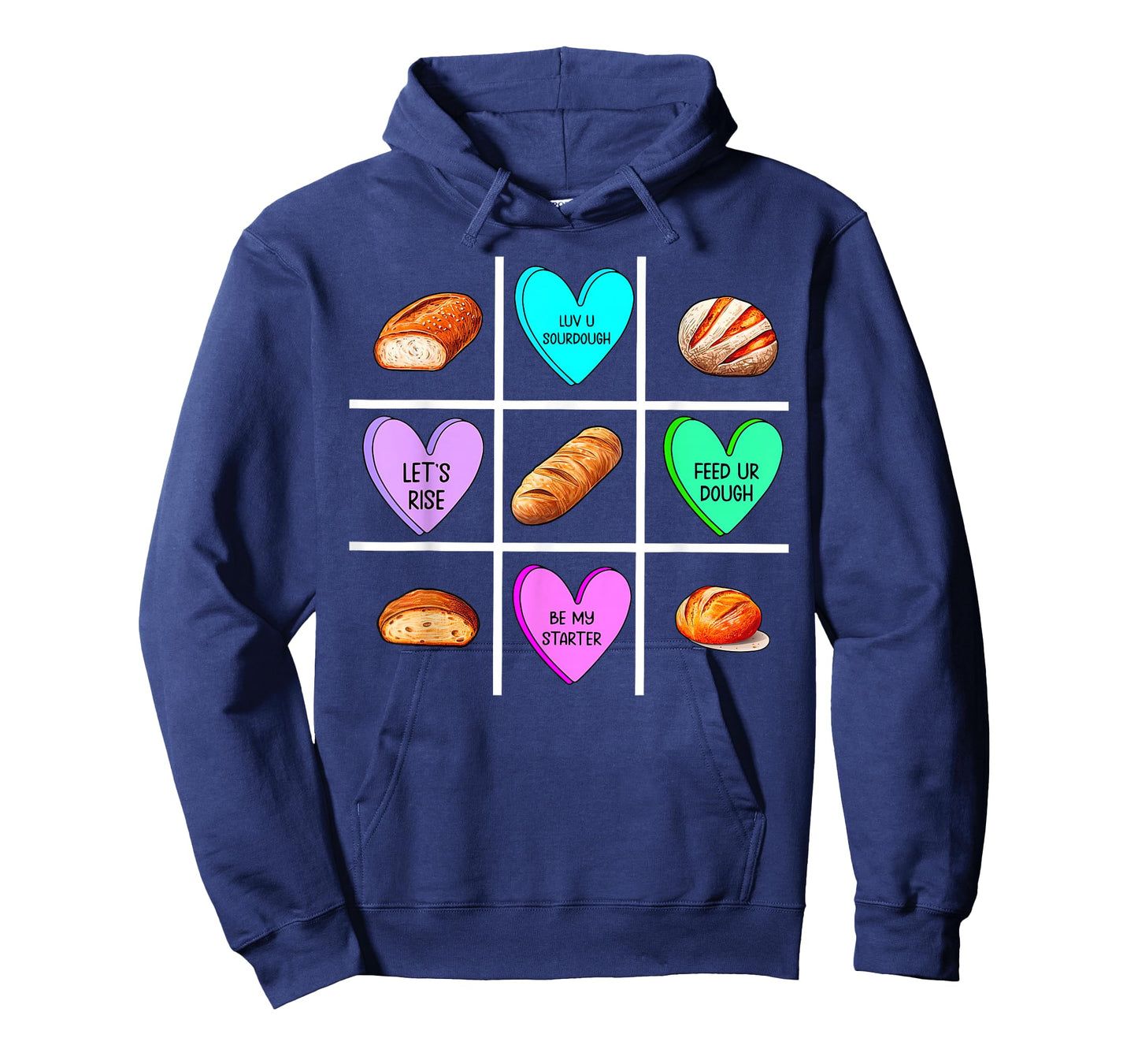 Valentine Sourdough Baker Dealer Bread Homemaker Chef Mom T-Shirt